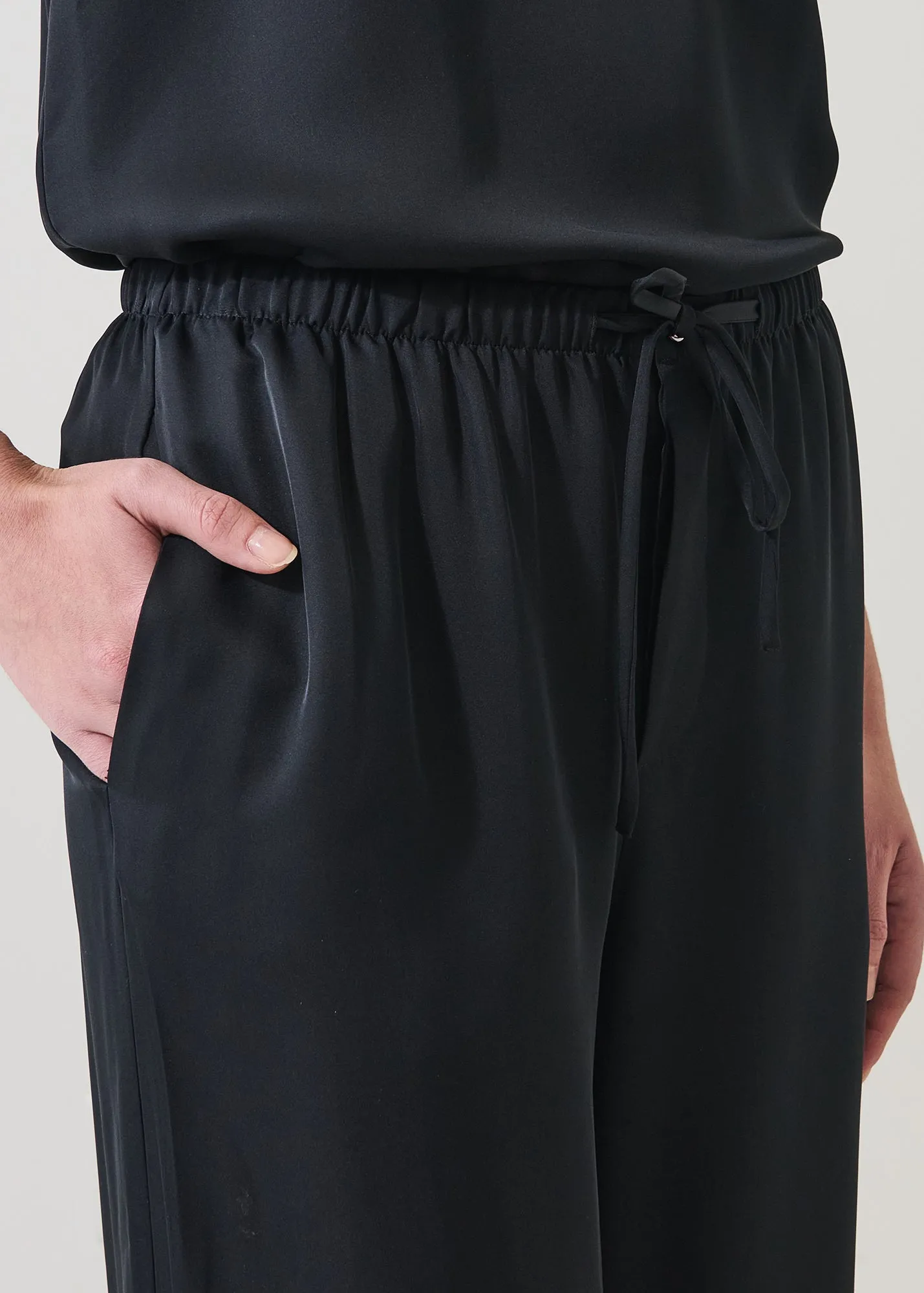 Silk Satin Drawstring Pant sold by Patrick Assaraf product image thumbnail 2