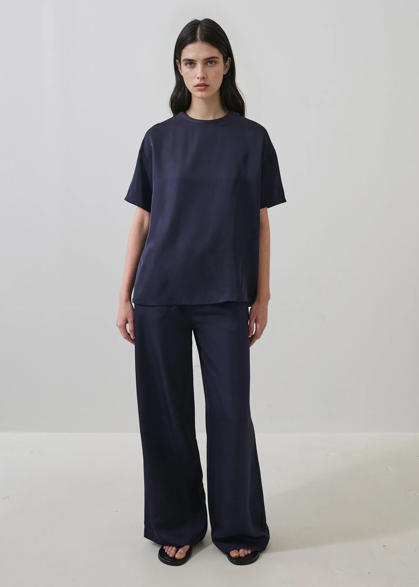 Silk Satin Drawstring Pant sold by Patrick Assaraf product image thumbnail 5