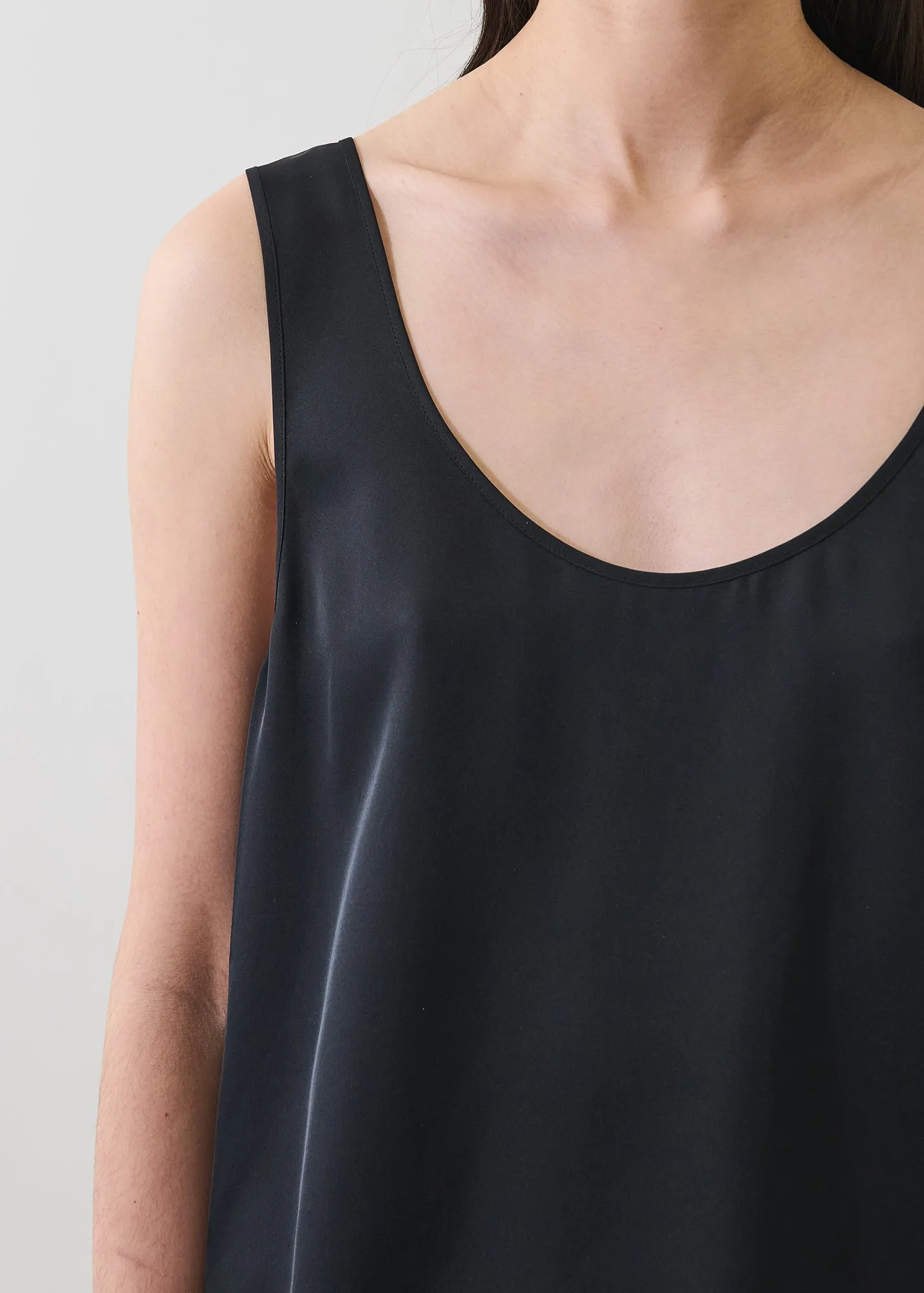 Silk Scoop Neck Tank sold by Patrick Assaraf product image thumbnail 2