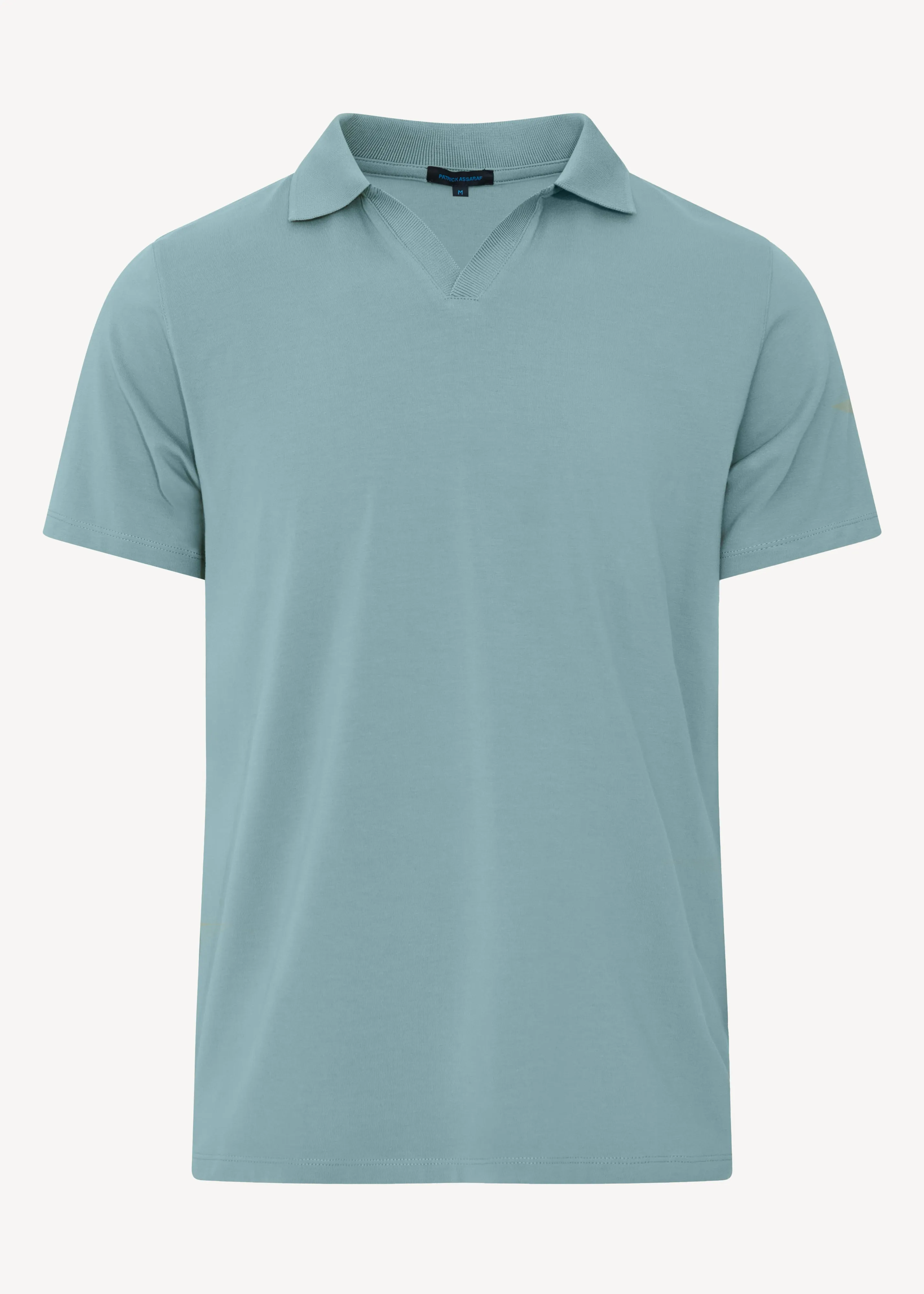 Pima Cotton Stretch Open Polo sold by Patrick Assaraf product image thumbnail 5