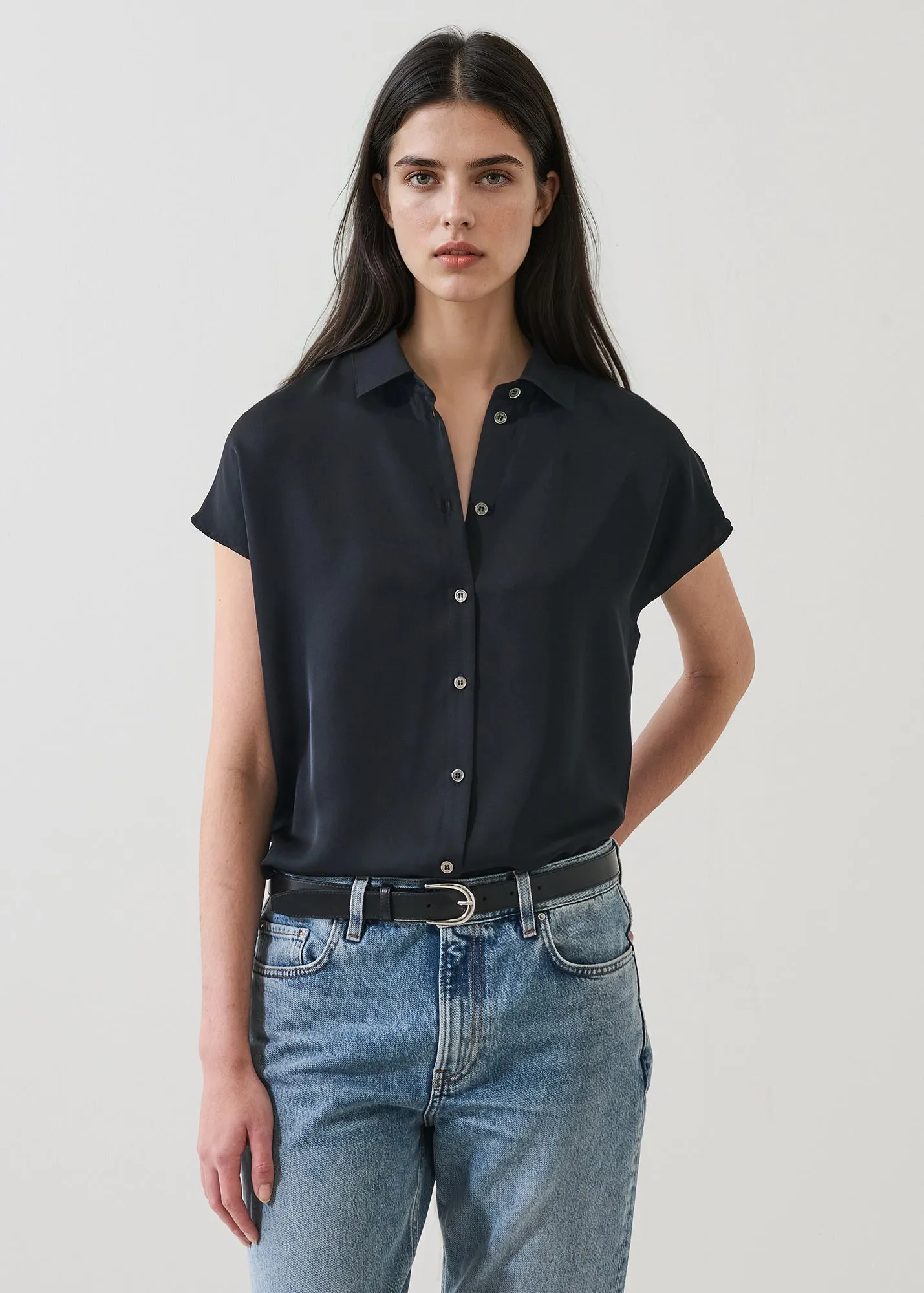 Silk Dolman Sleeve Shirt sold by Patrick Assaraf product image thumbnail 3