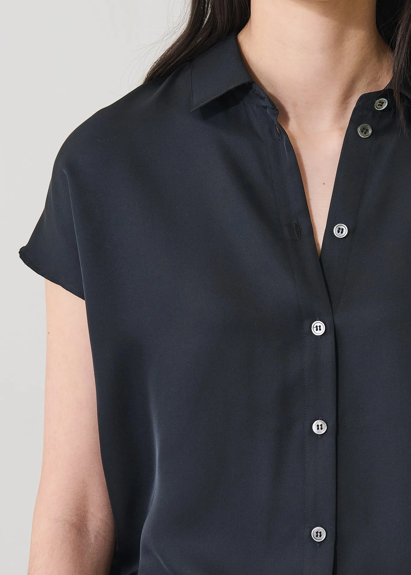 Silk Dolman Sleeve Shirt sold by Patrick Assaraf product image thumbnail 2