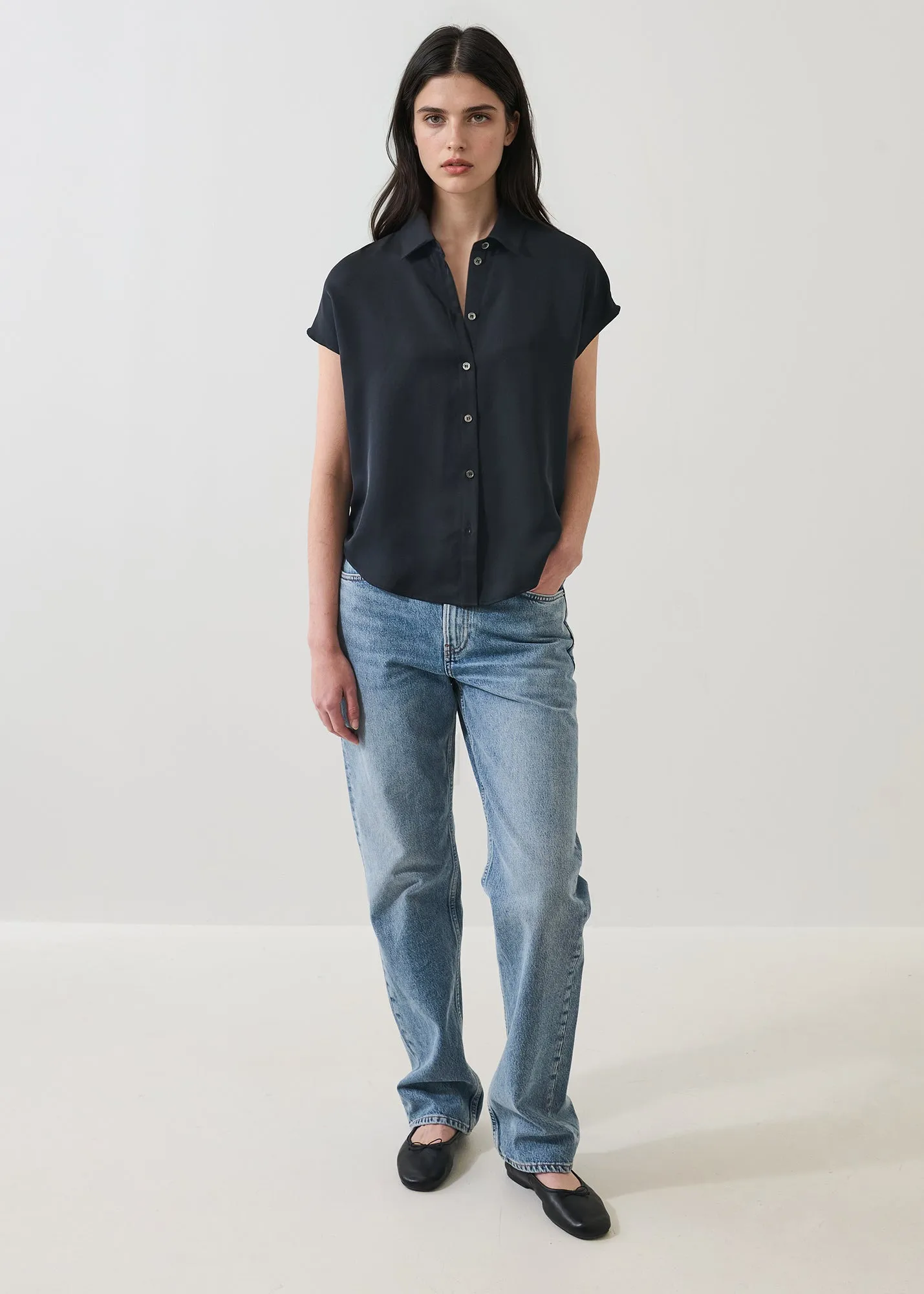 Silk Dolman Sleeve Shirt sold by Patrick Assaraf product image thumbnail 4