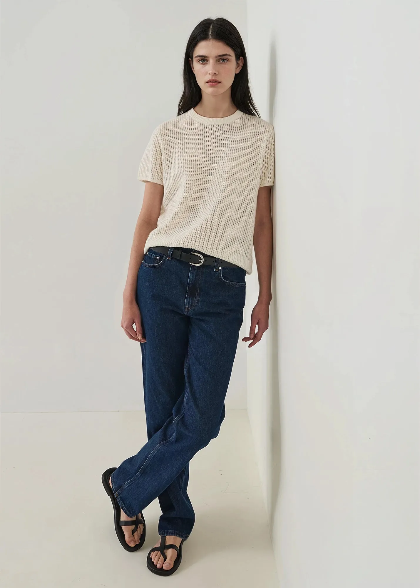 Cotton Cashmere Relaxed Knit Crew sold by Patrick Assaraf product image thumbnail 4