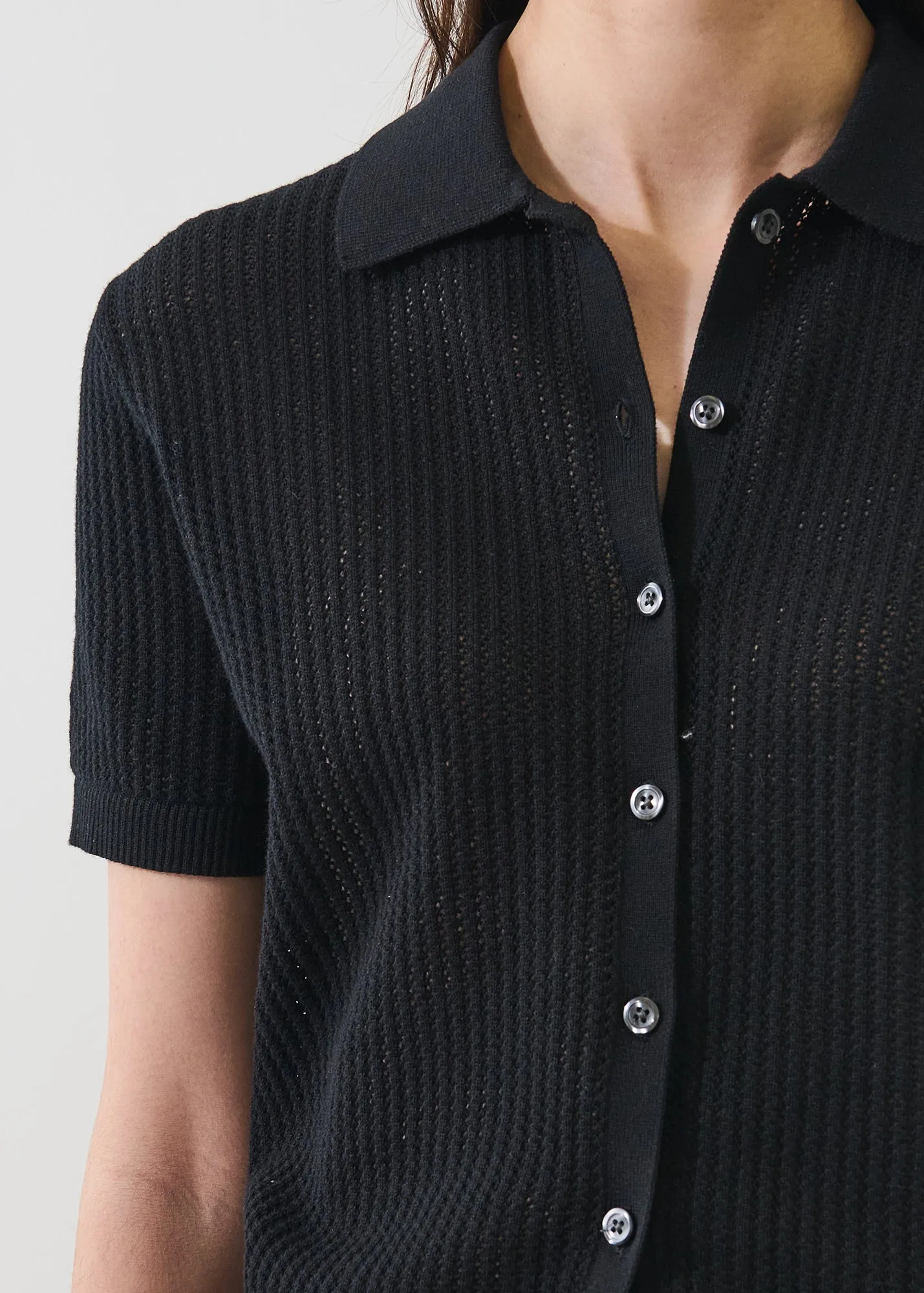 Cotton Cashmere Button-up Knit sold by Patrick Assaraf product image thumbnail 2