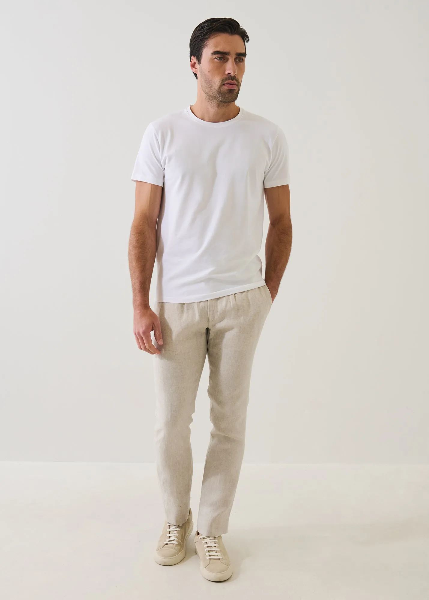 Linen Drawstring Pant sold by Patrick Assaraf