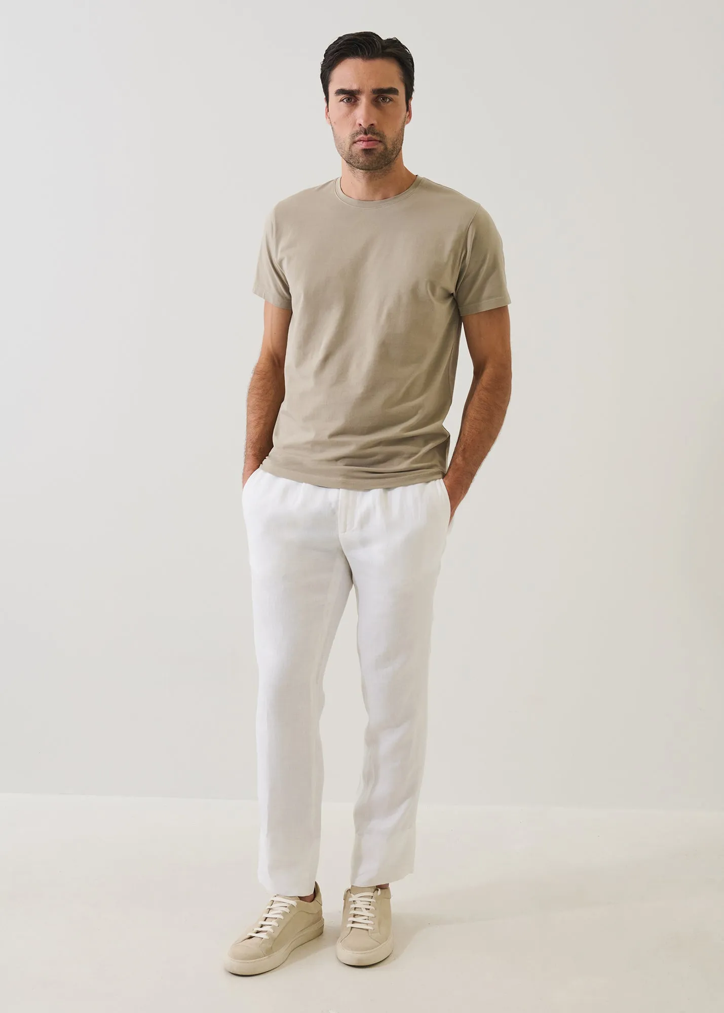 Linen Drawstring Pant sold by Patrick Assaraf product image thumbnail 5