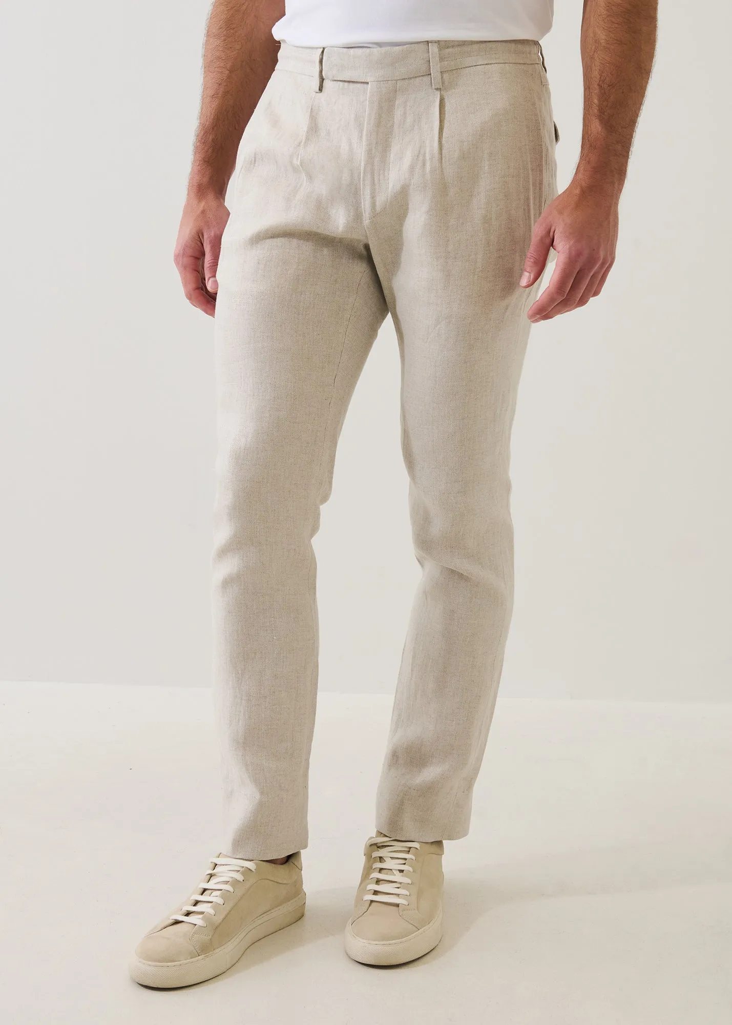Linen Drawstring Pant sold by Patrick Assaraf product image thumbnail 3