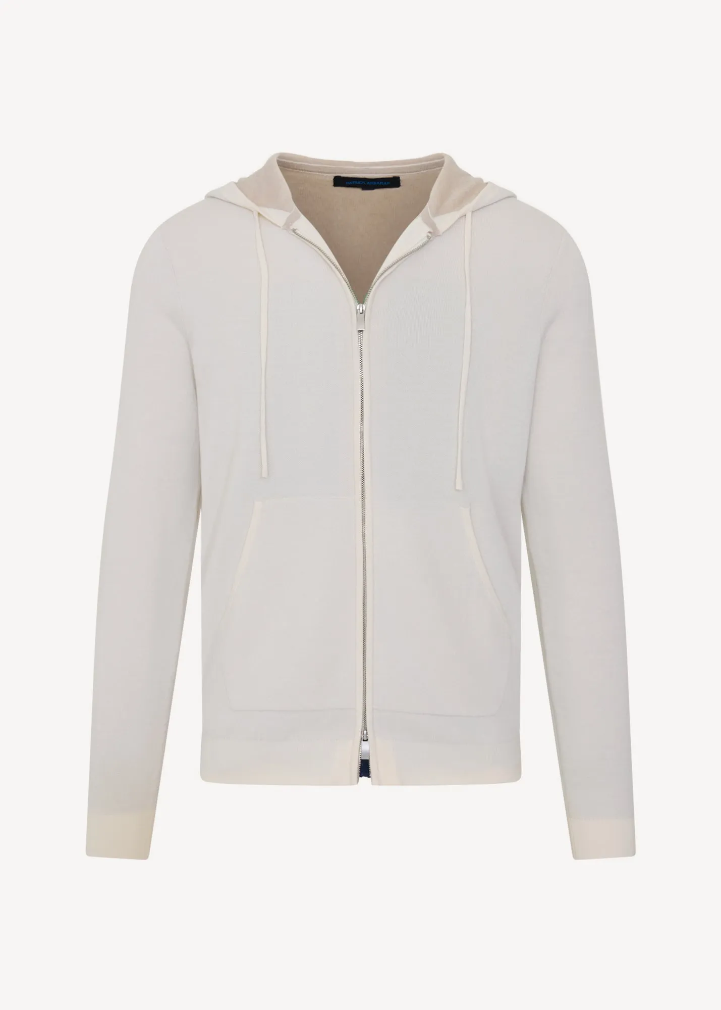 Double Face Merino Wool-Silk Full Zip Hoodie sold by Patrick Assaraf product image thumbnail 5