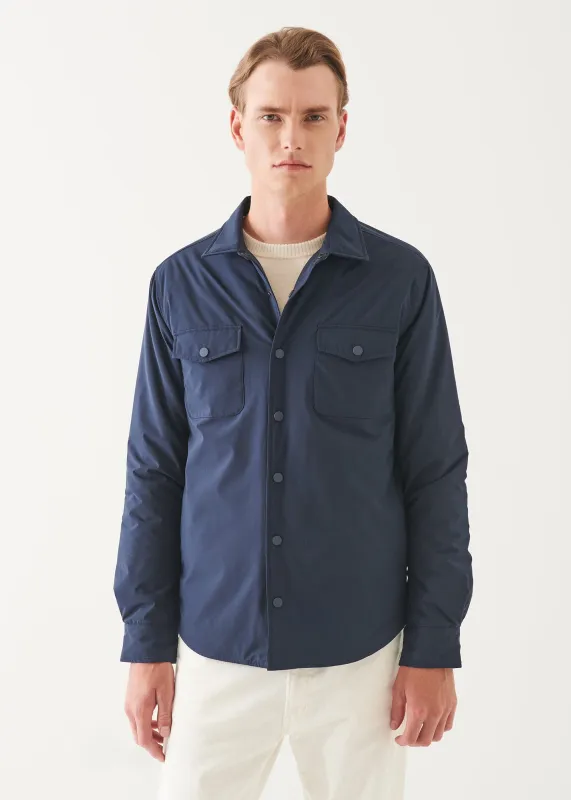 Italian Nylon Utility Shirt Jacket made by Patrick Assaraf