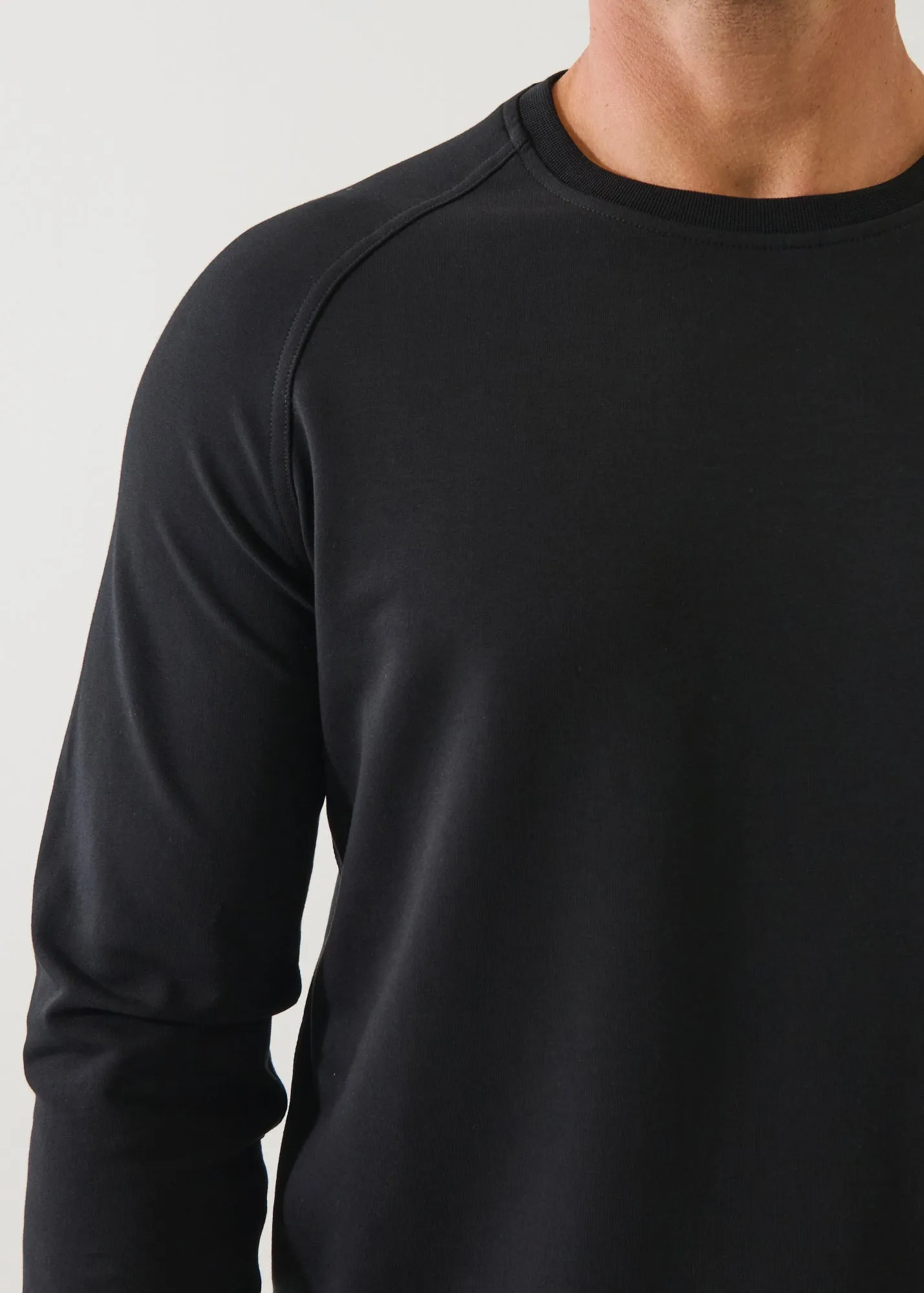 Pima Cotton French Terry Crewneck sold by Patrick Assaraf product image thumbnail 2