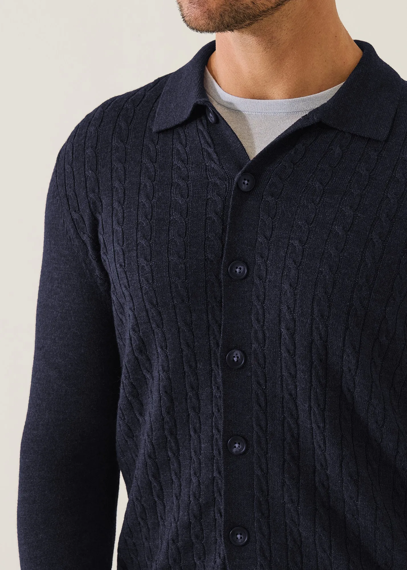 Merino Textured Shirt sold by Patrick Assaraf product image thumbnail 2
