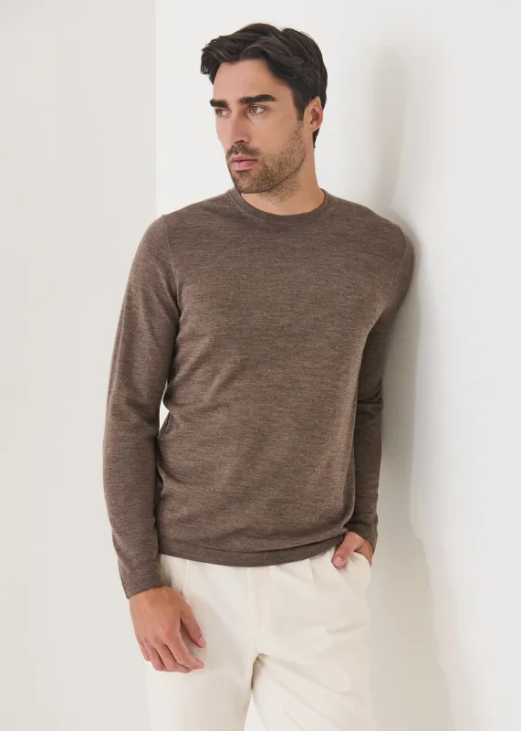 Extra-Fine Merino Crewneck made by Patrick Assaraf