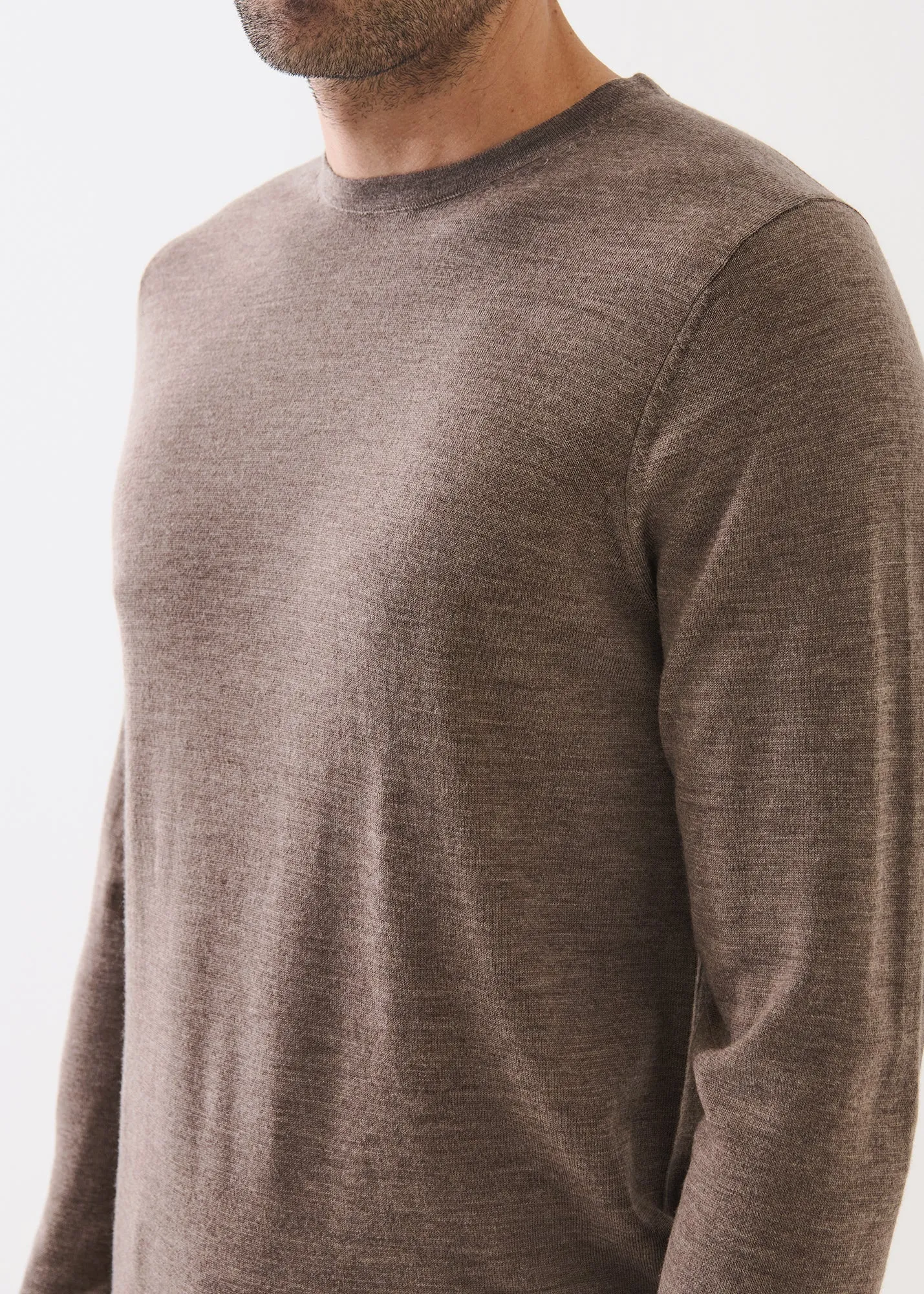 Extra-Fine Merino Crewneck sold by Patrick Assaraf product image thumbnail 2