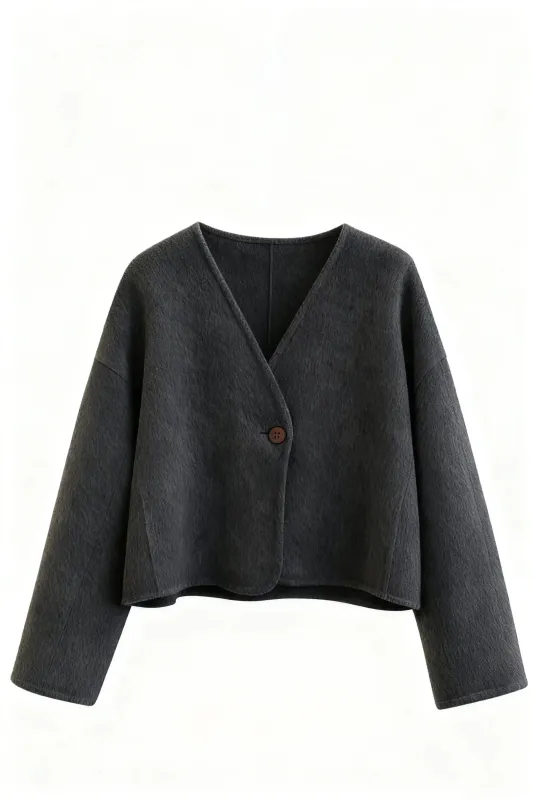 44835 Cropped Wool Jacket sold by Mirra Masa