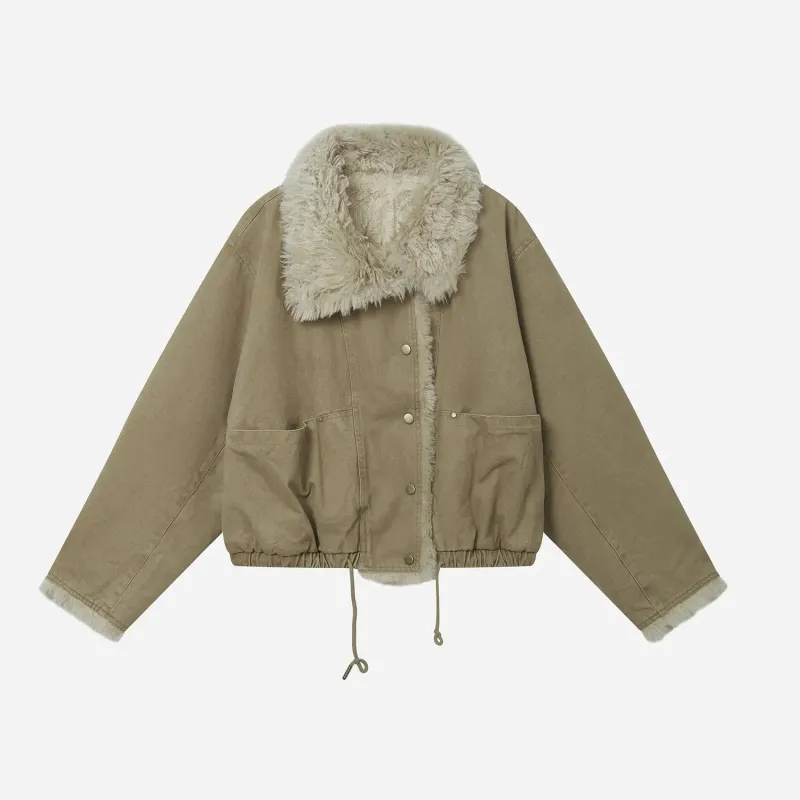 44980 Shearling Button Down Jacket sold by Mirra Masa