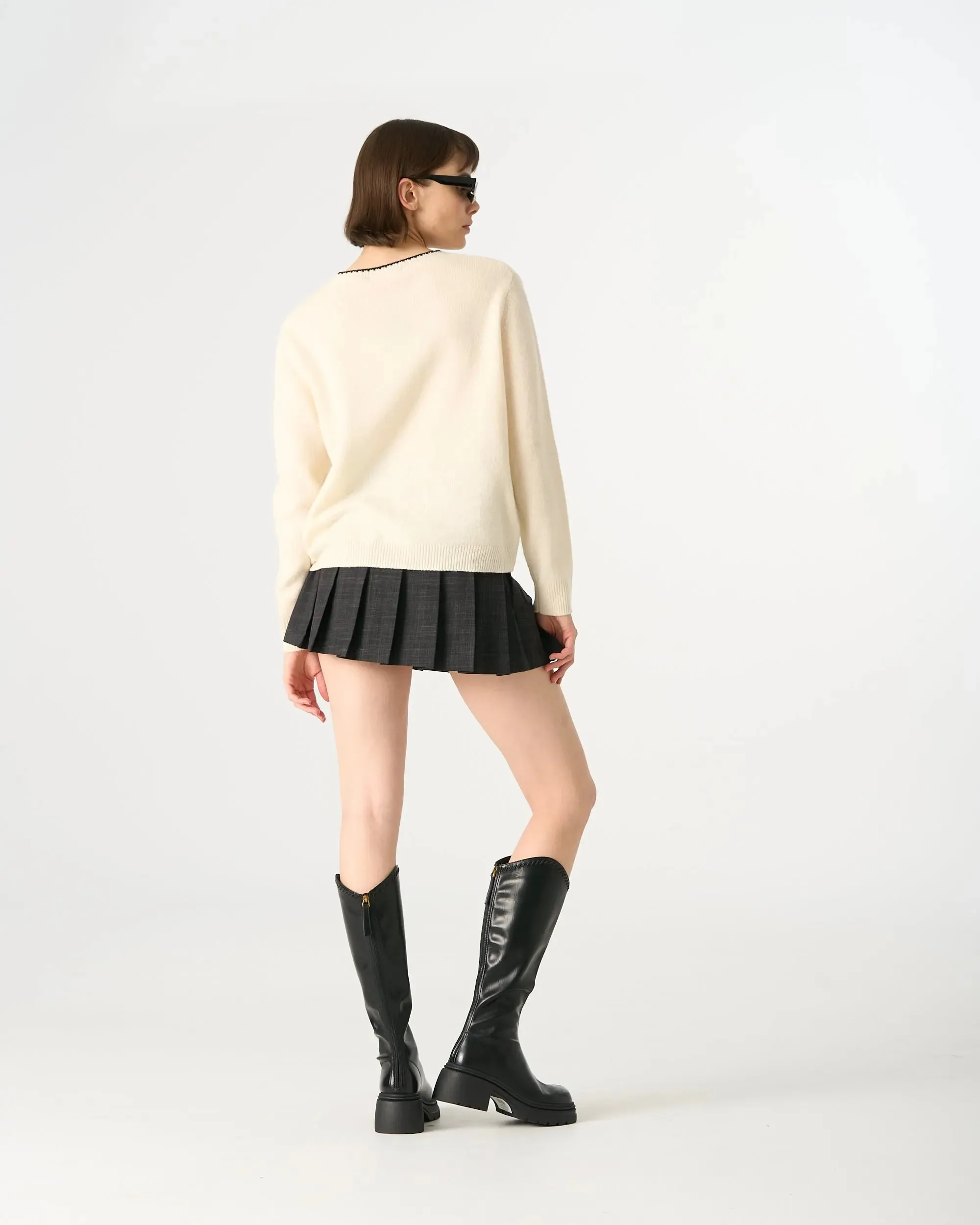 41093 Kitten Crewneck Wool Sweater sold by Mirra Masa product image thumbnail 4
