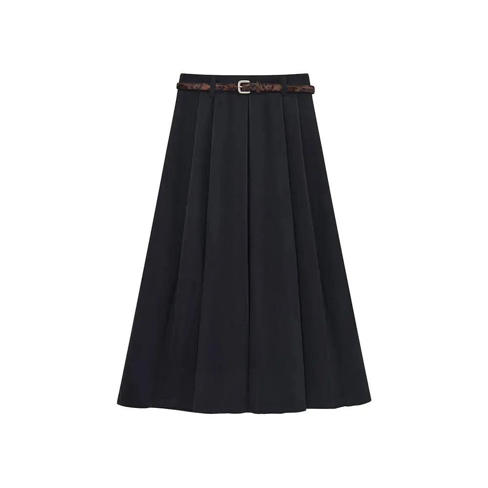 42792 Pleated Midi Skirt with Belts sold by Mirra Masa product image thumbnail 3