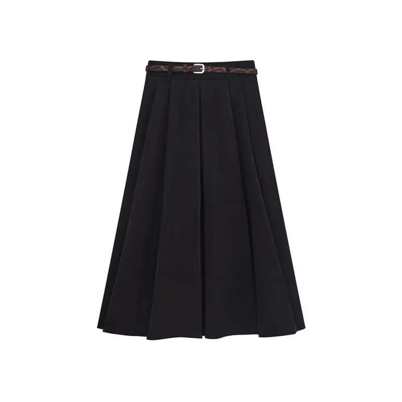 42792 Pleated Midi Skirt with Belts sold by Mirra Masa