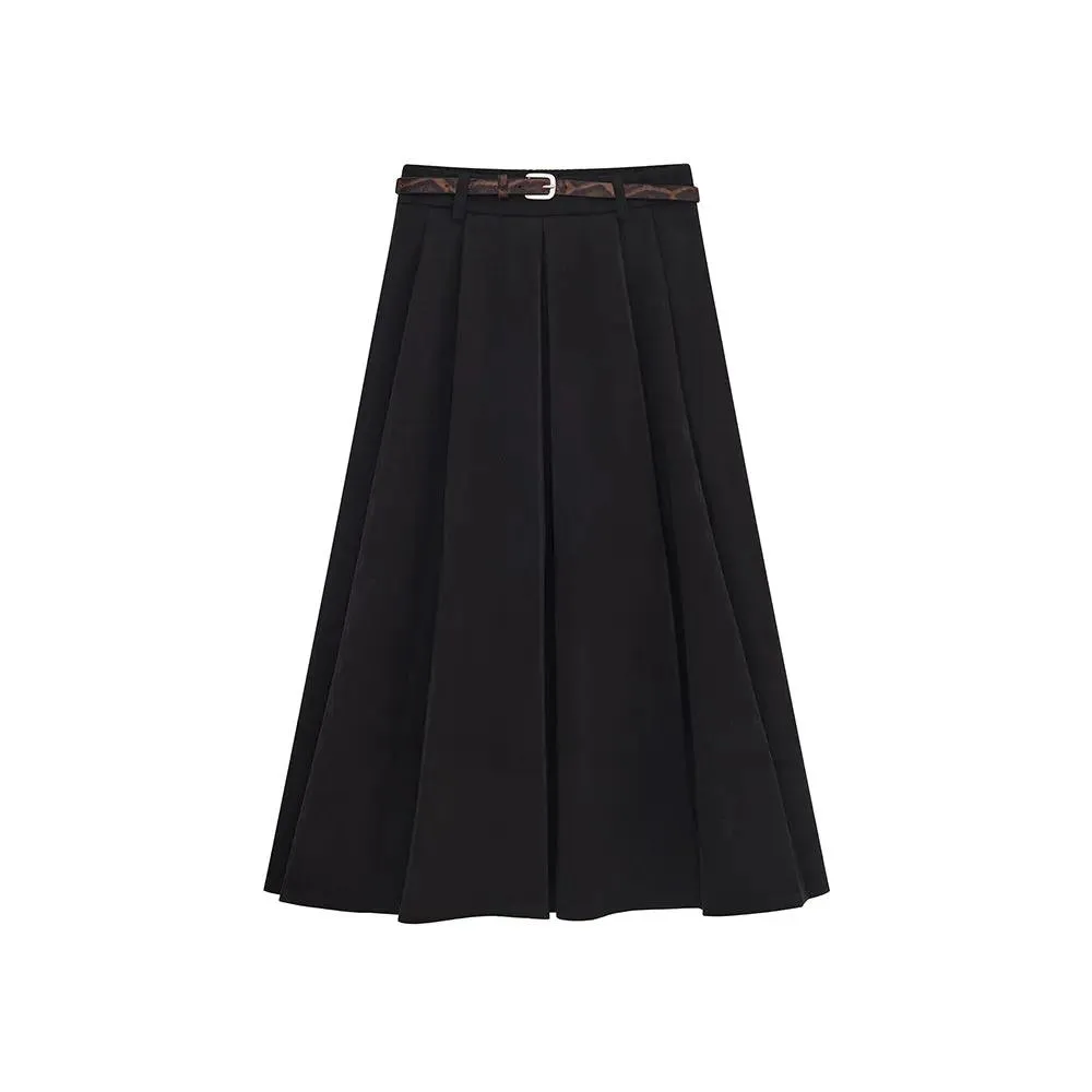 42792 Pleated Midi Skirt with Belts sold by Mirra Masa