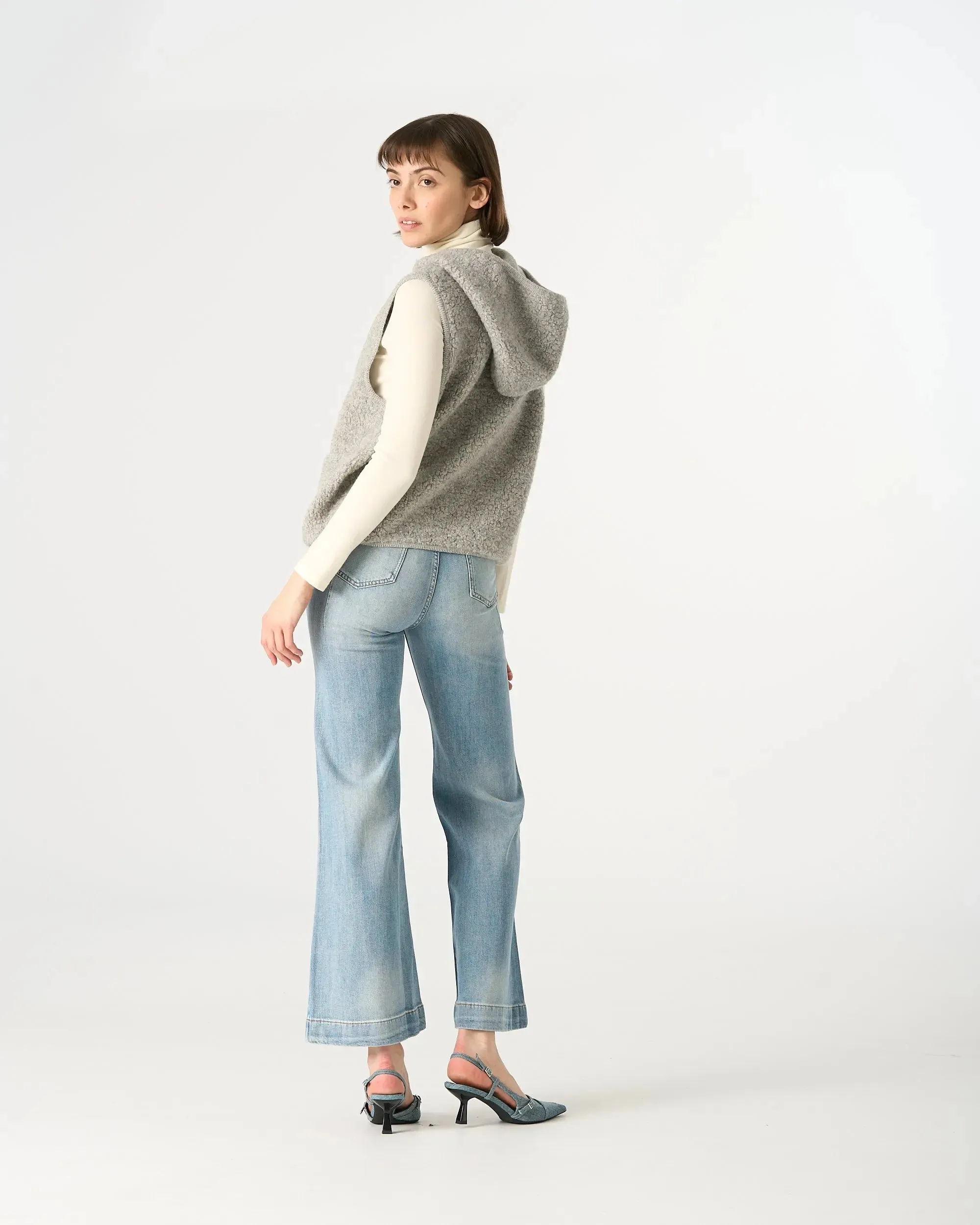 31170 Hooded Wool Zip-Up Vest sold by Mirra Masa product image thumbnail 5