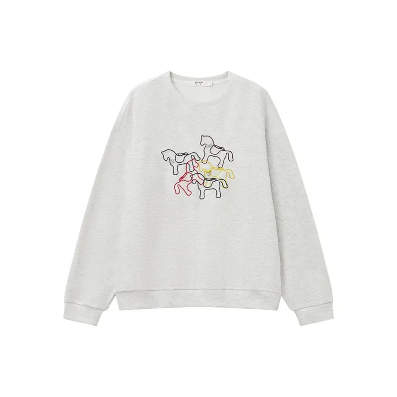 31242 Pony Art Crewneck Sweatshirt sold by Mirra Masa