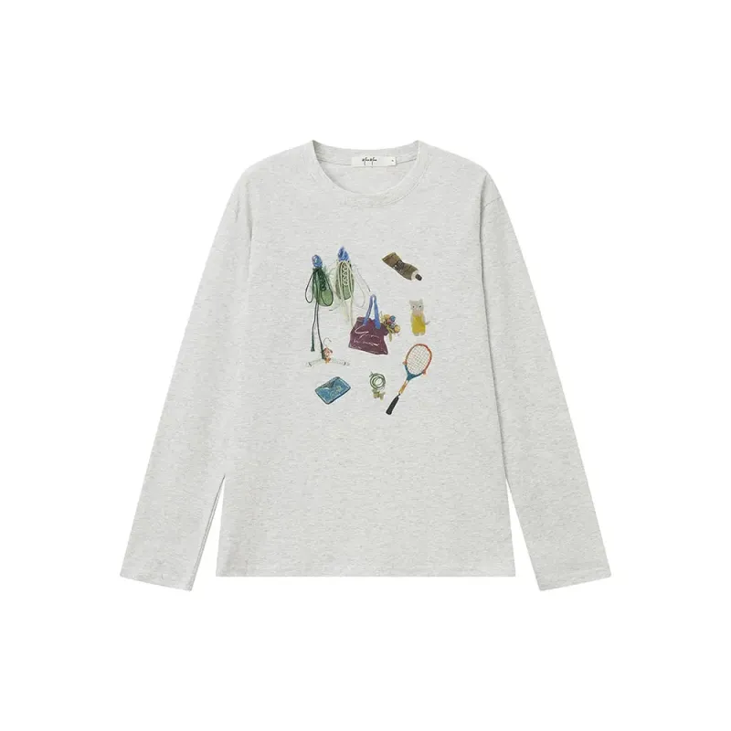 31526 Graphic Long Sleeve T-Shirt sold by Mirra Masa