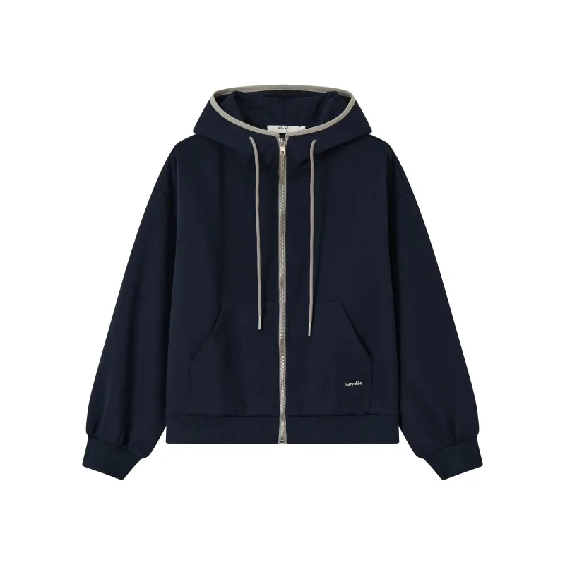 34874 Drawstring Zip-Up Hoodie sold by Mirra Masa