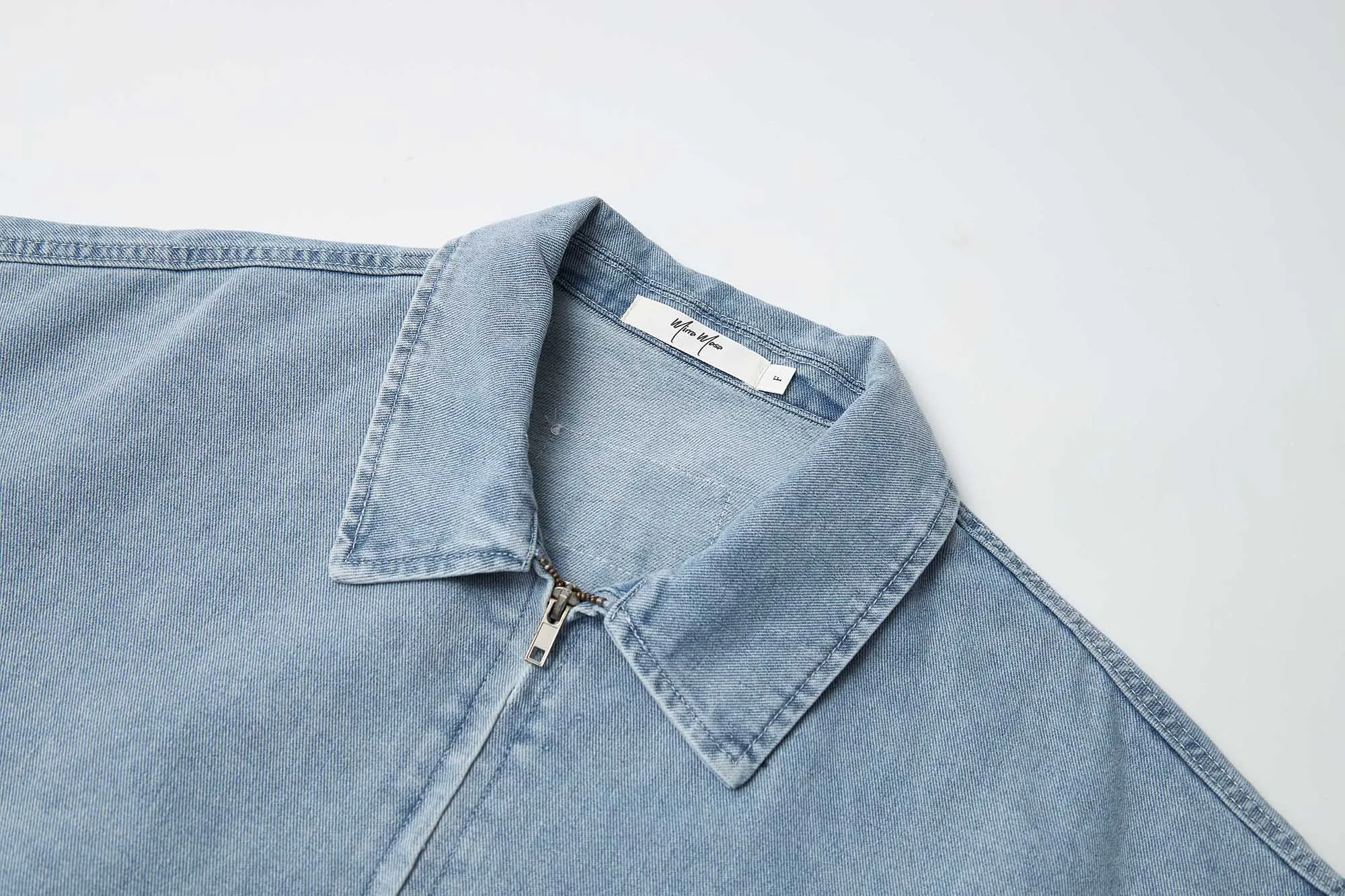 31979 Dropped Shoulder Denim Jacket sold by Mirra Masa product image thumbnail 5