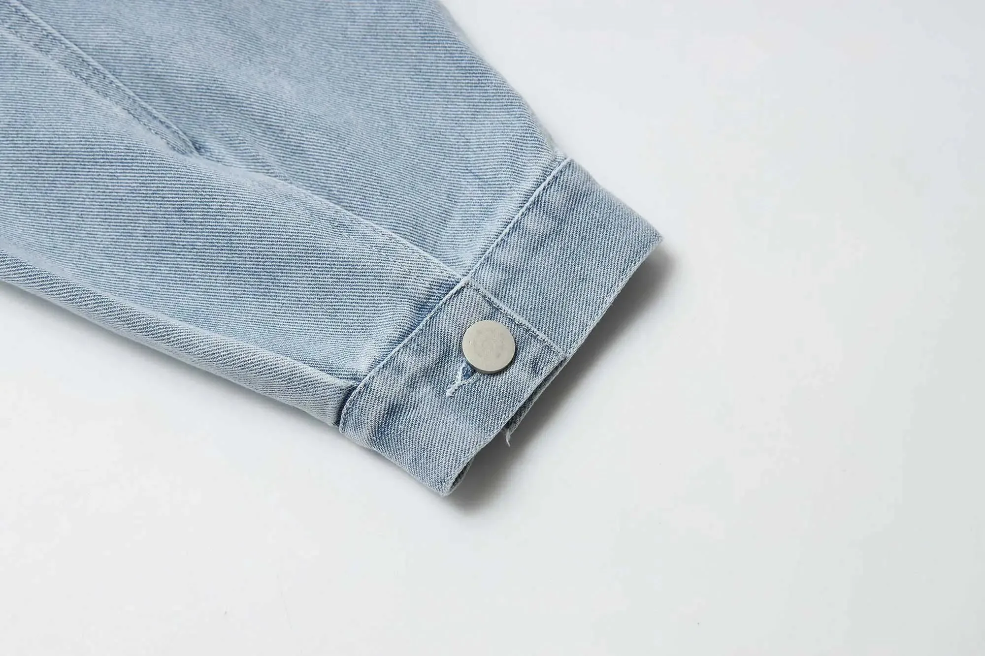 31979 Dropped Shoulder Denim Jacket sold by Mirra Masa product image thumbnail 3