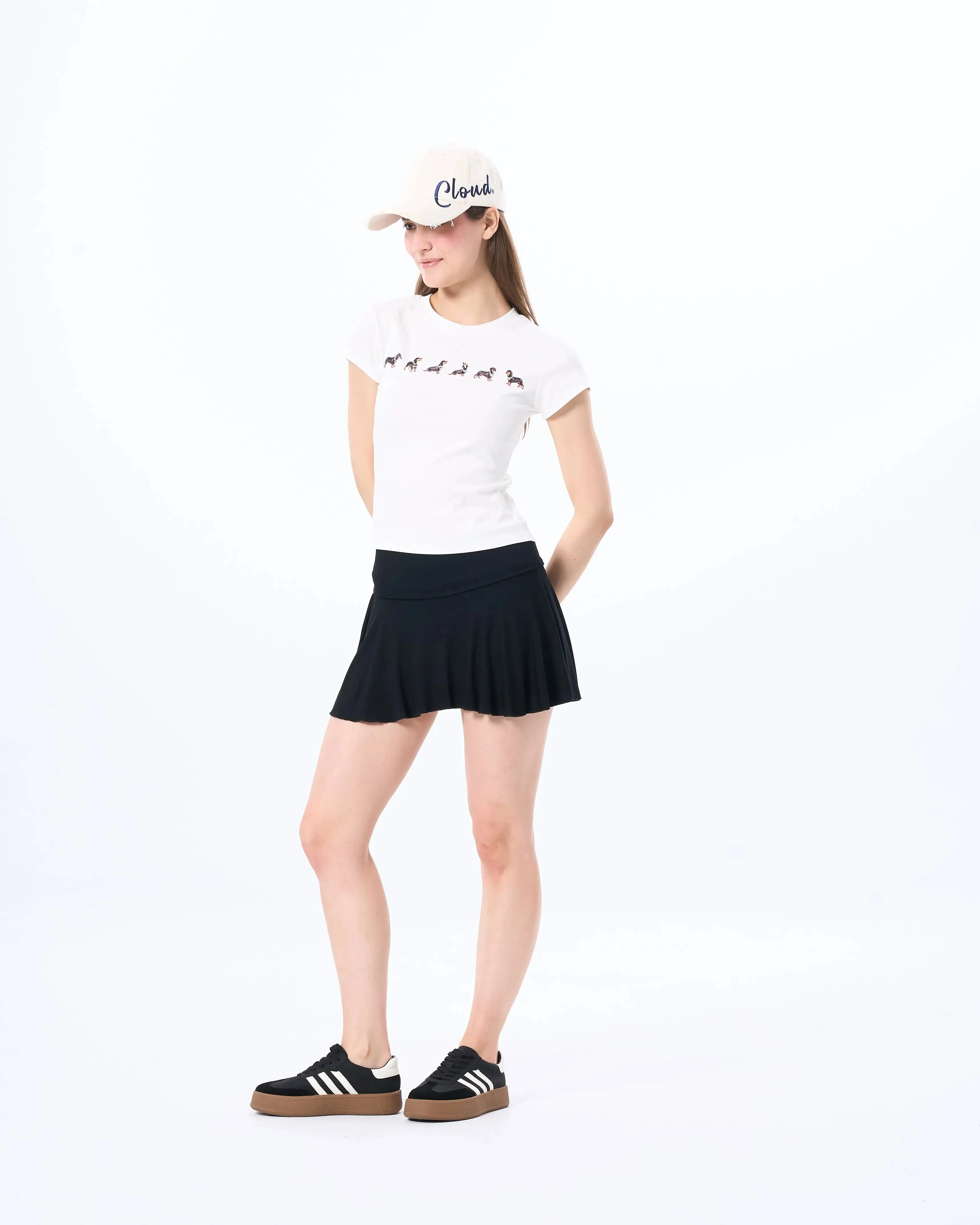 22234 Pleated Short Skirt sold by Mirra Masa product image thumbnail 3
