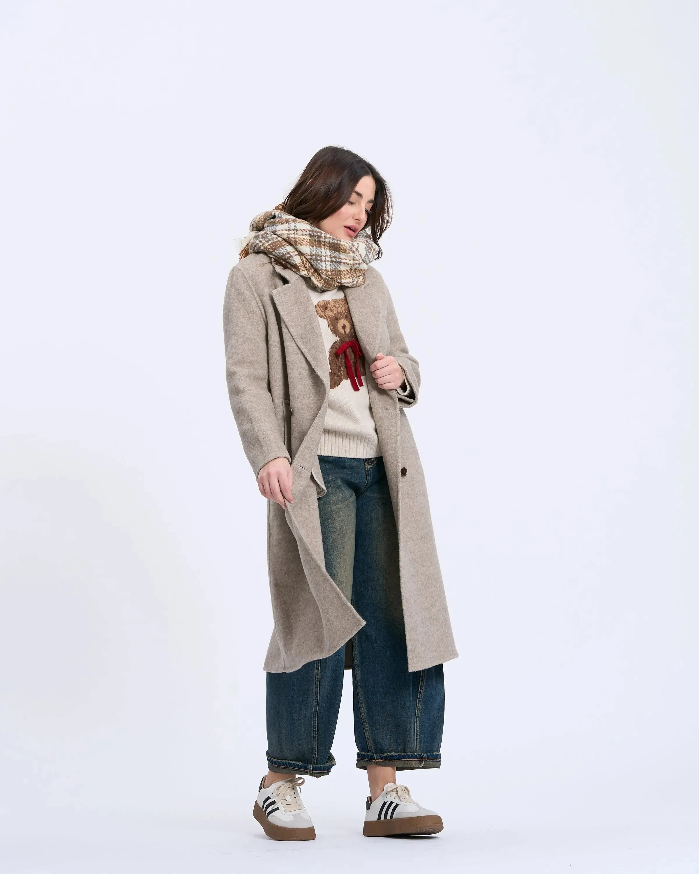 1334D Long Wool Coat sold by Mirra Masa product image thumbnail 5