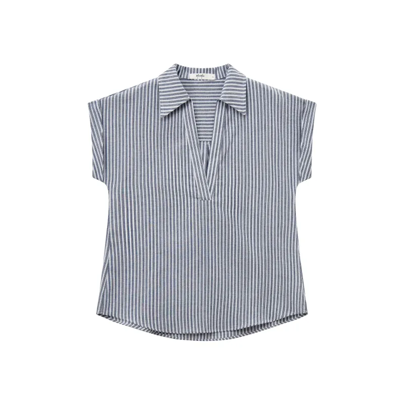 21380 Striped Blouse sold by Mirra Masa