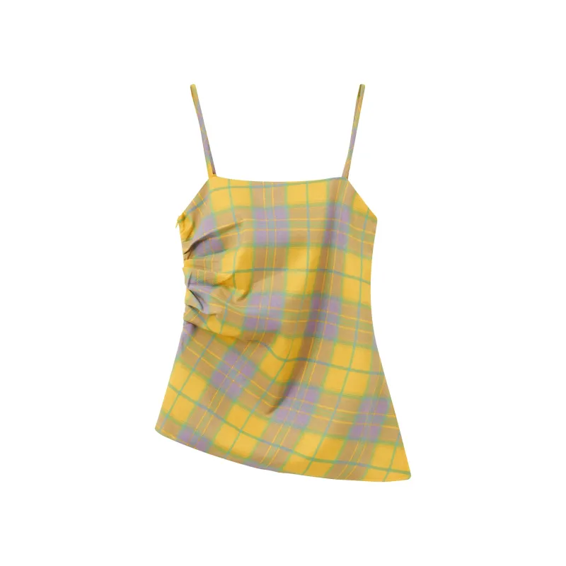 21012 Checkered Slip Top sold by Mirra Masa