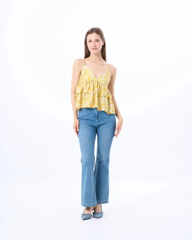 12218 Flared Denim Jeans sold by Mirra Masa