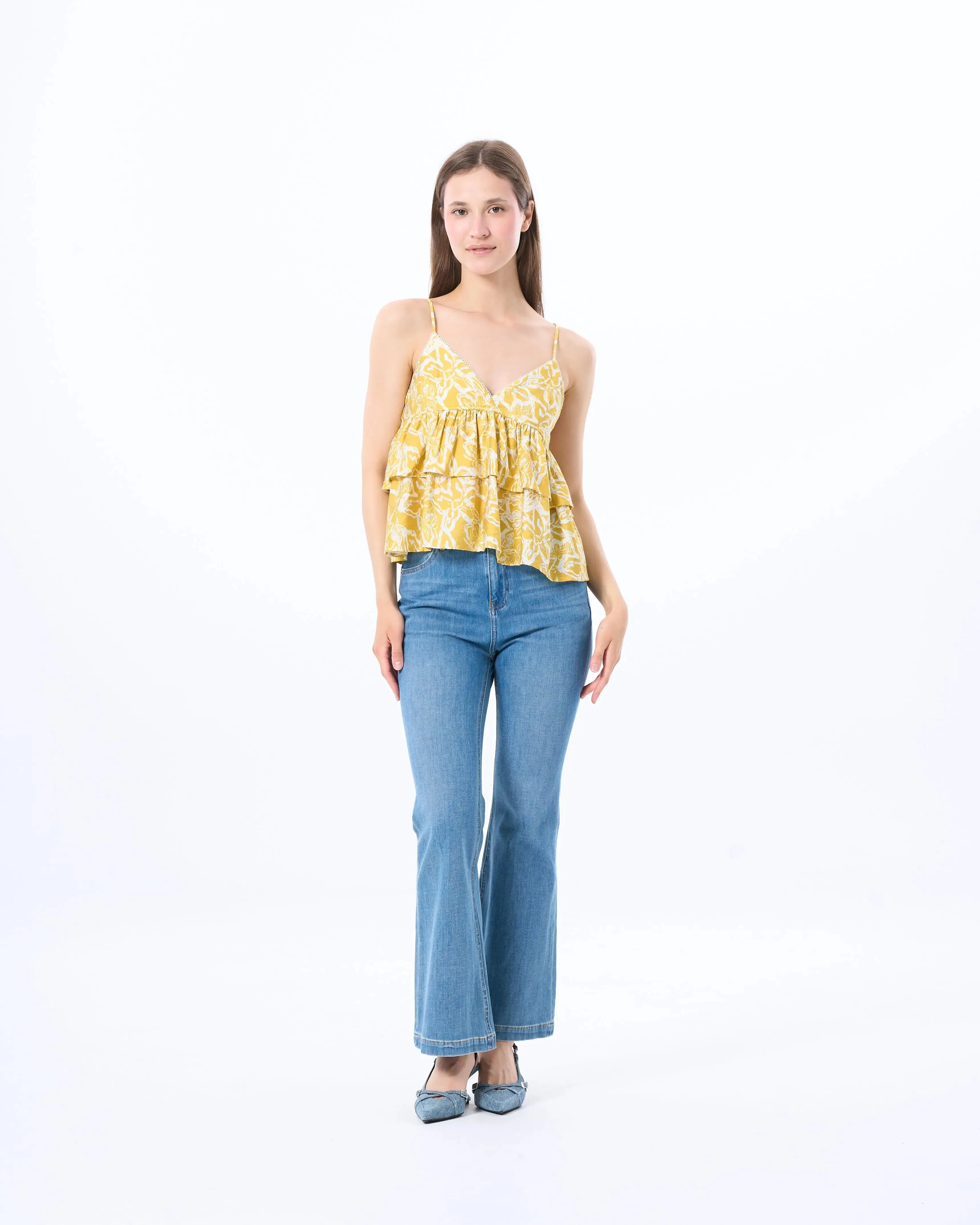 12218 Flared Denim Jeans sold by Mirra Masa