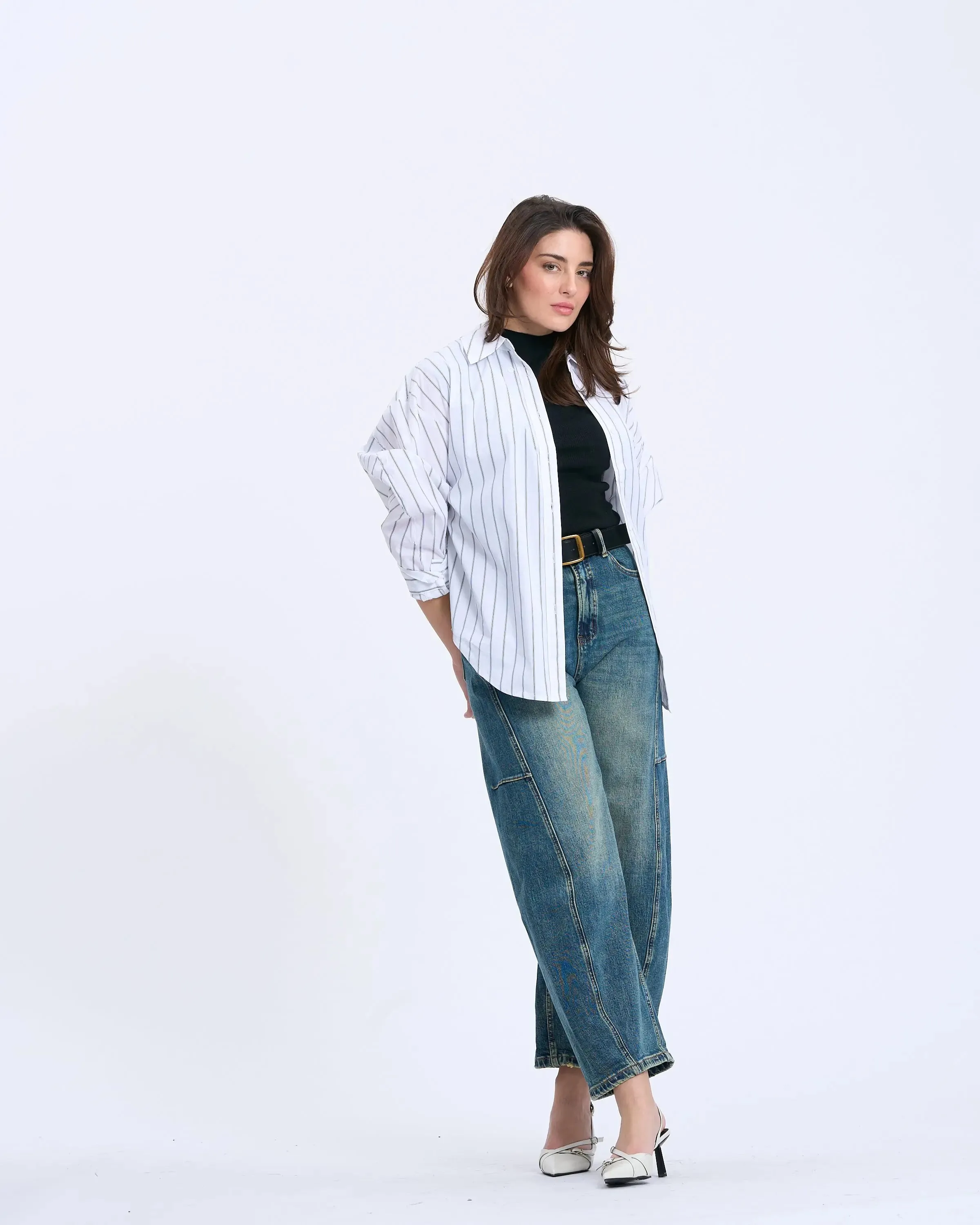 3564Q Oversized Sleeve Shirt sold by Mirra Masa product image thumbnail 4