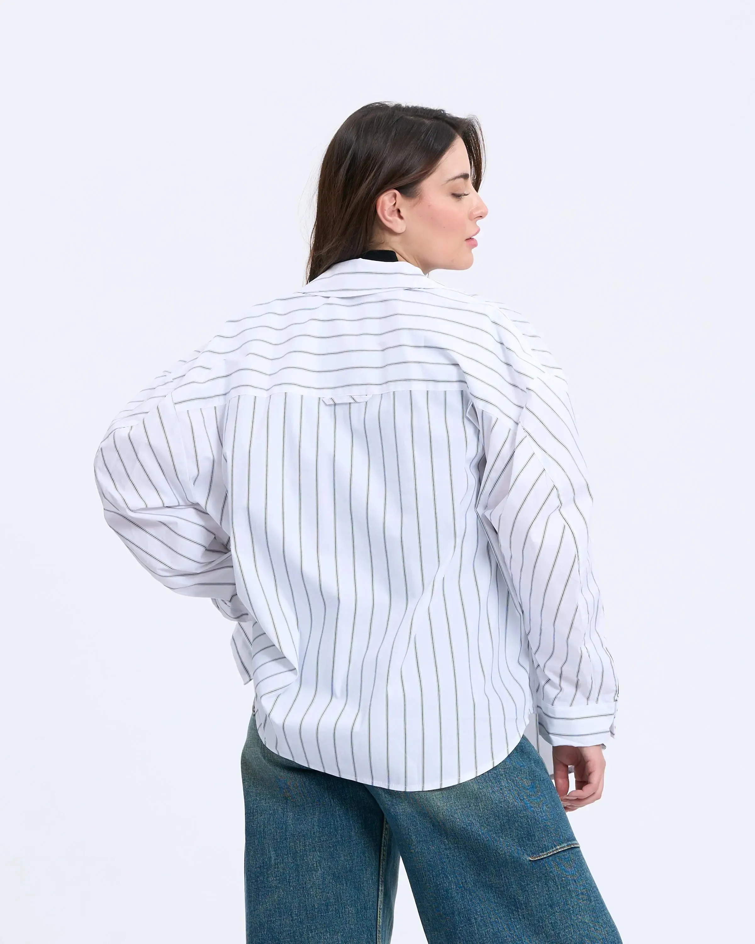 3564Q Oversized Sleeve Shirt sold by Mirra Masa product image thumbnail 2