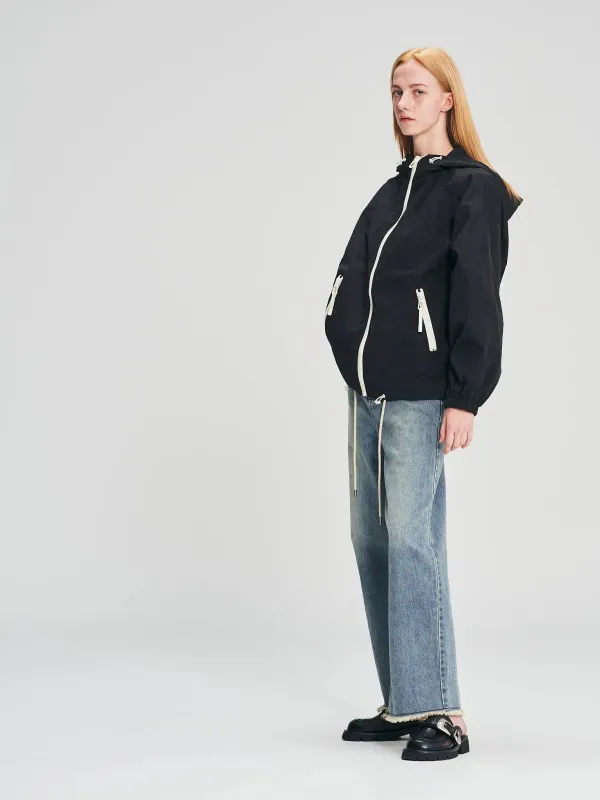 A8051 Zip-Up Hooded Jacket sold by Mirra Masa