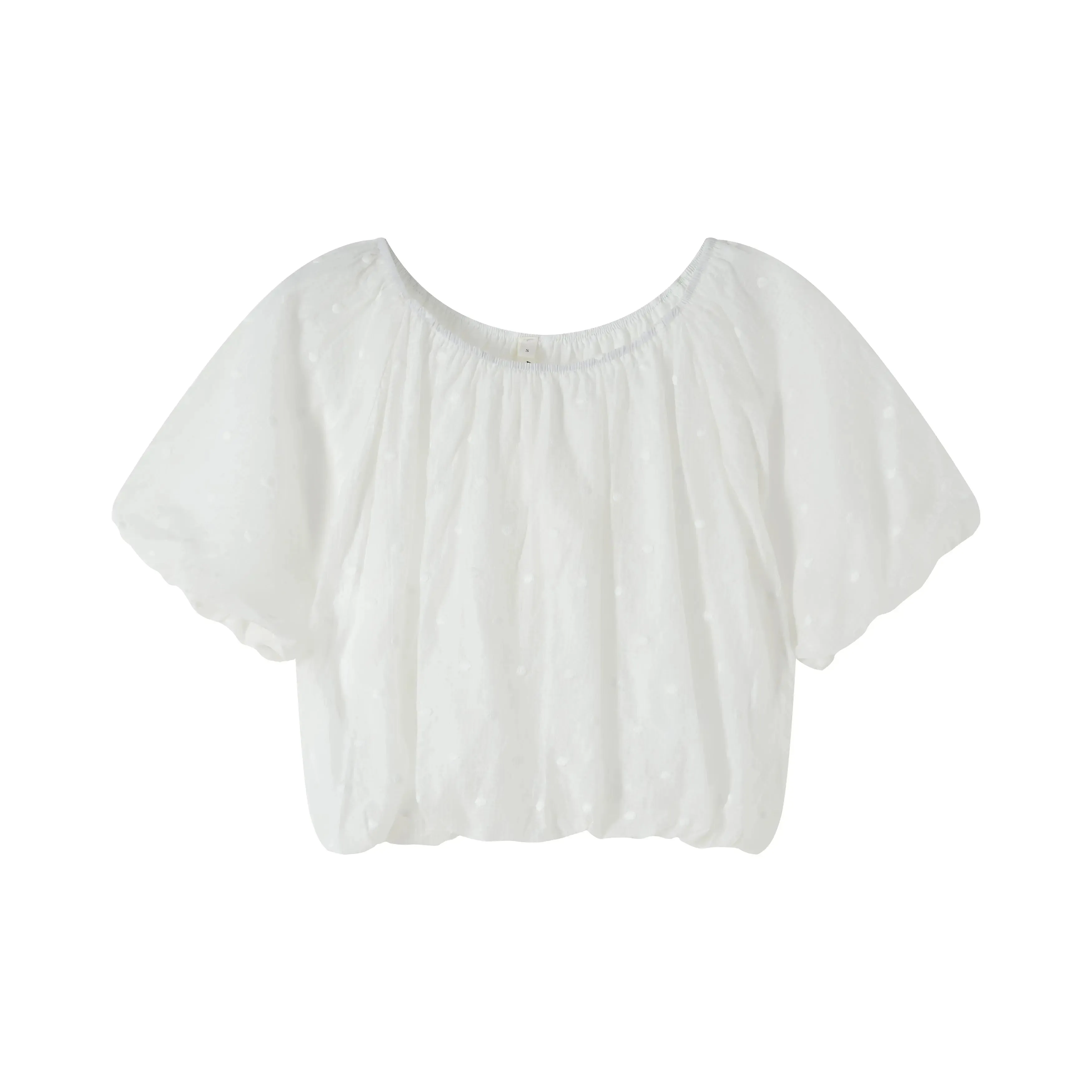 TS08QM6 Laced Off-Shoulder Blouse sold by Mirra Masa product image thumbnail 3