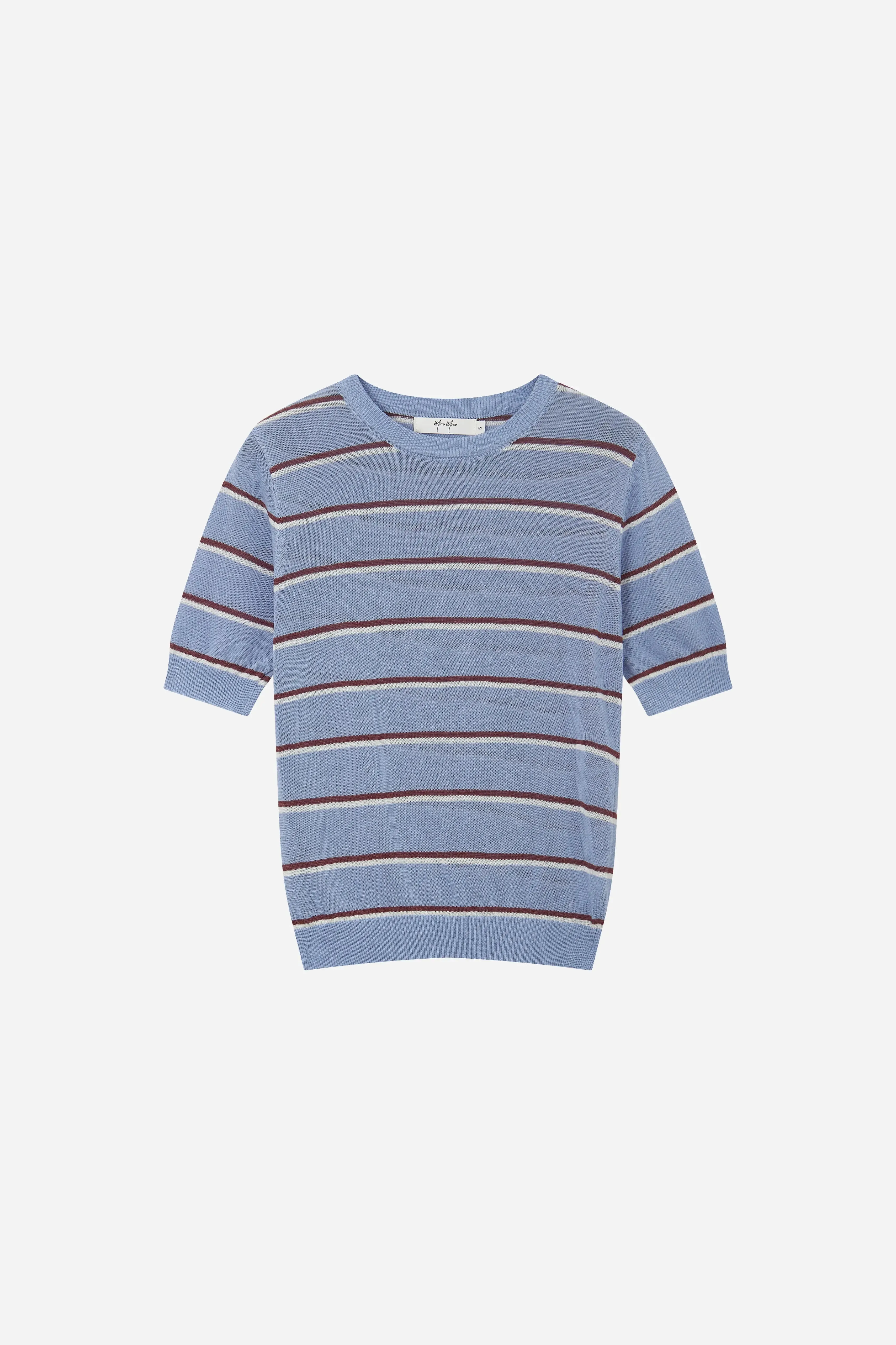 11783 Striped Short-Sleeve Knit sold by Mirra Masa