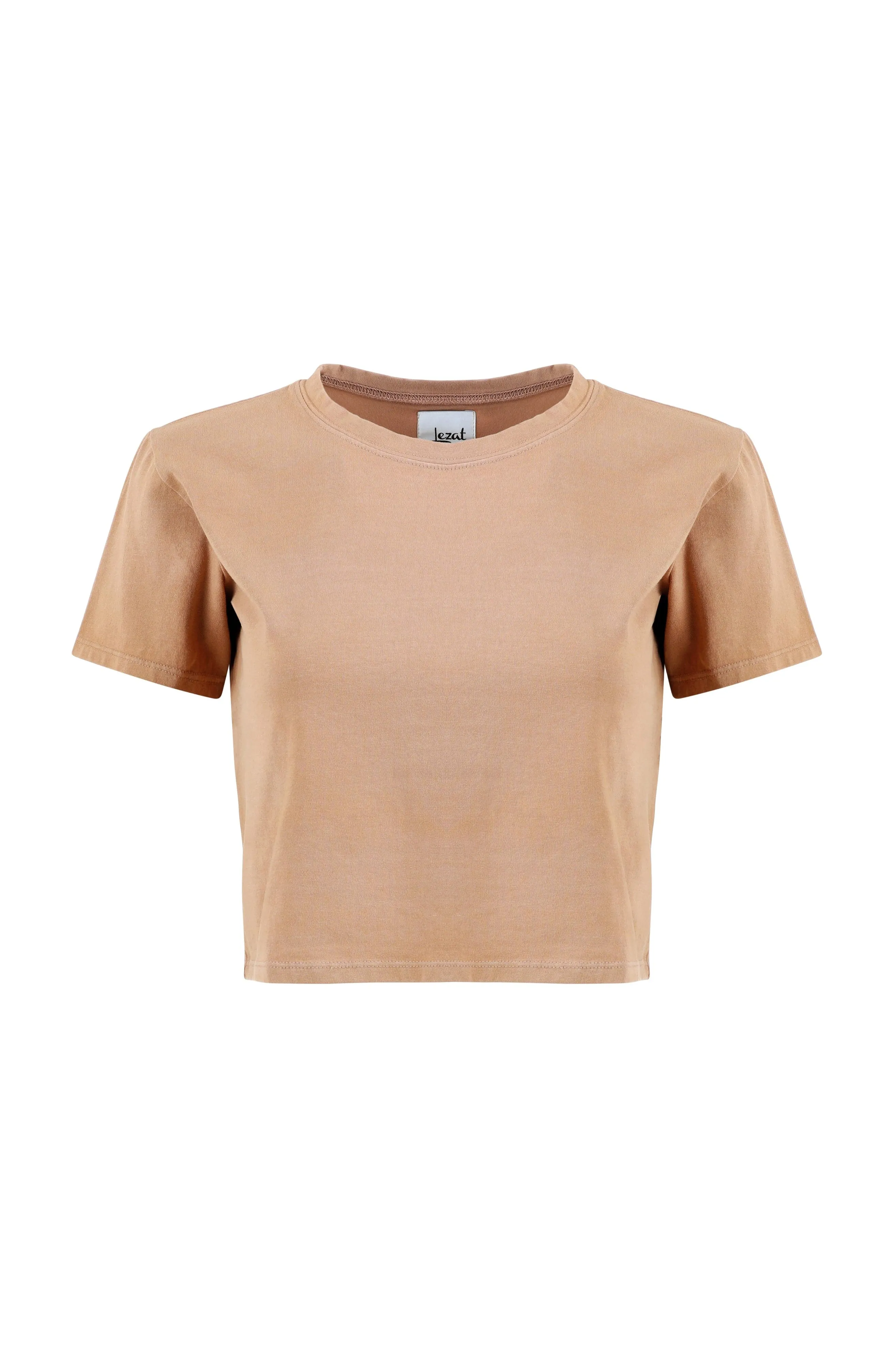 Melody Everyday Organic Cotton Tee - Camel sold by Lezat