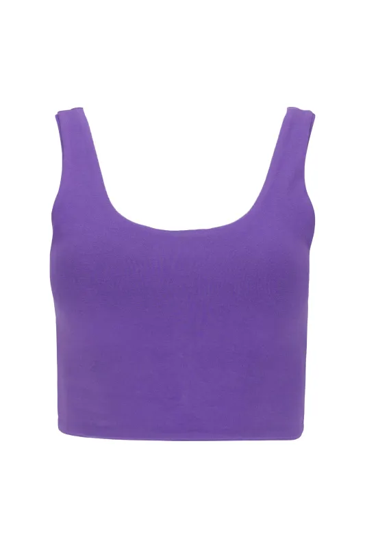 Gemma Organic Cotton Longline Tank sold by Lezat