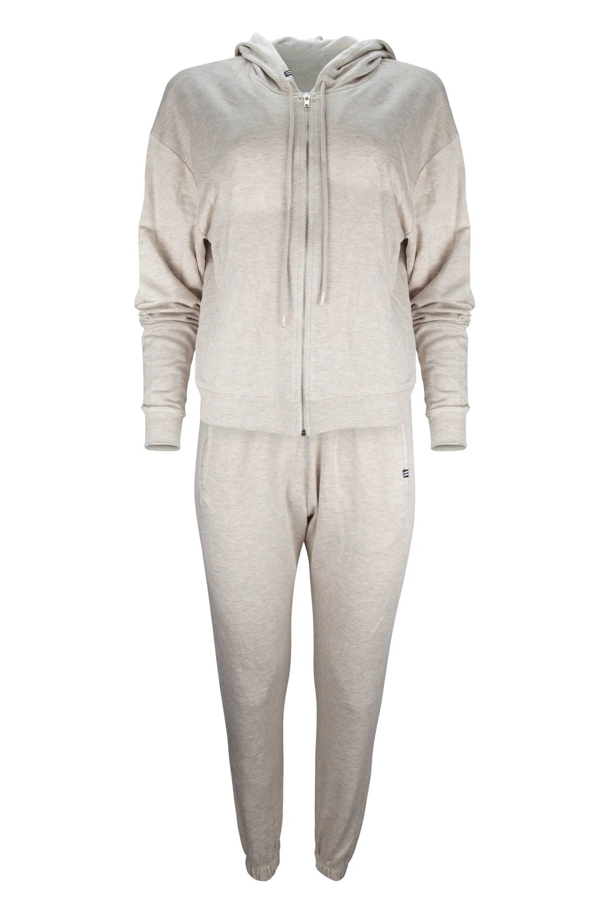 Mollie Modal Cozy Hooded Zip Pullover sold by Lezat product image thumbnail 2