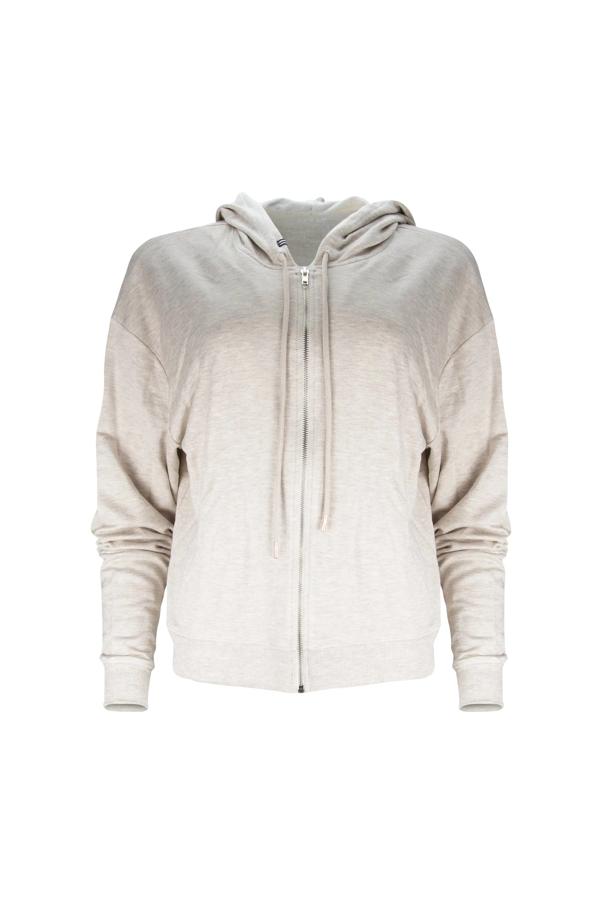 Mollie Modal Cozy Hooded Zip Pullover sold by Lezat