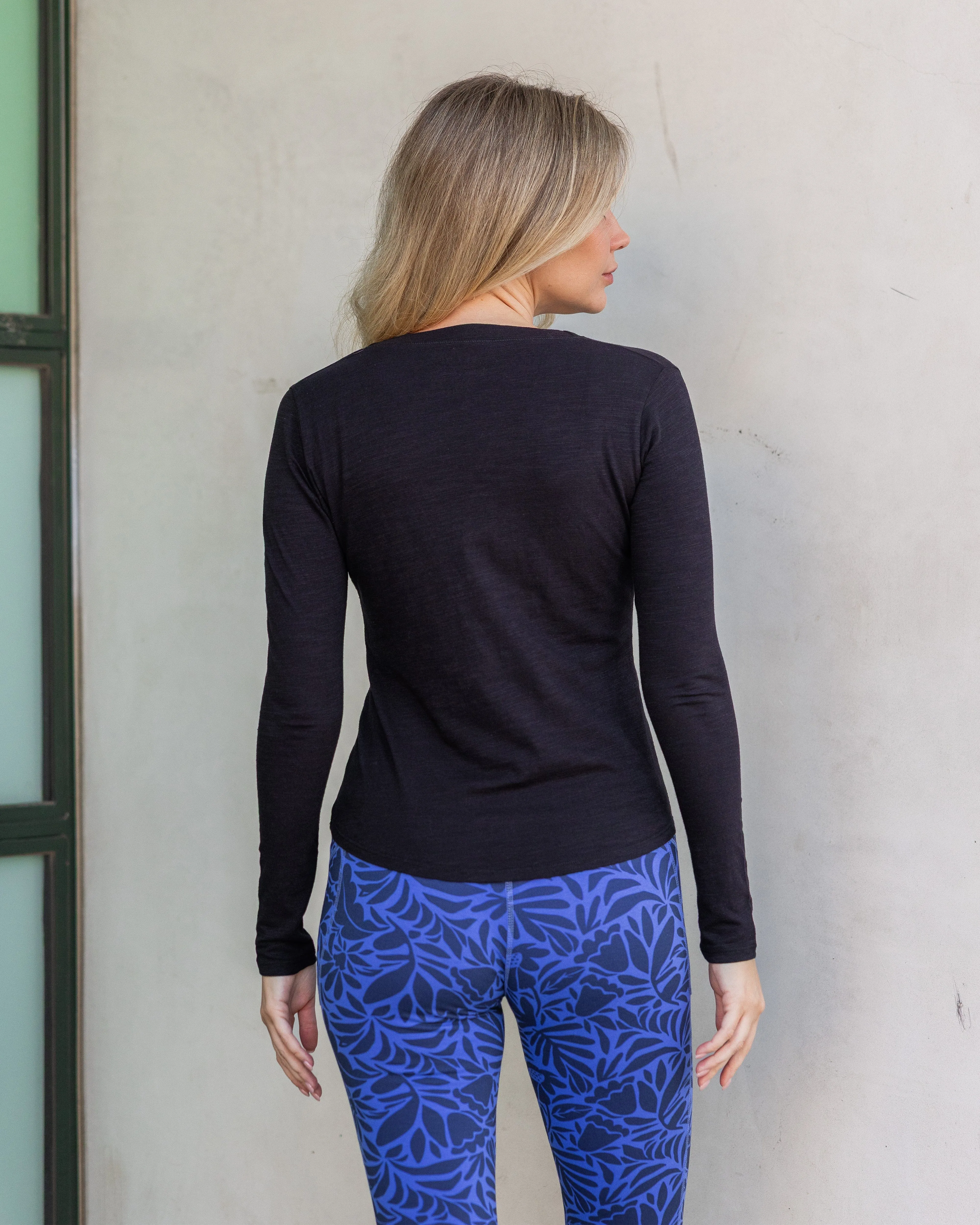 Monroe Organic Cotton Henley Long Sleeve sold by Lezat product image thumbnail 4