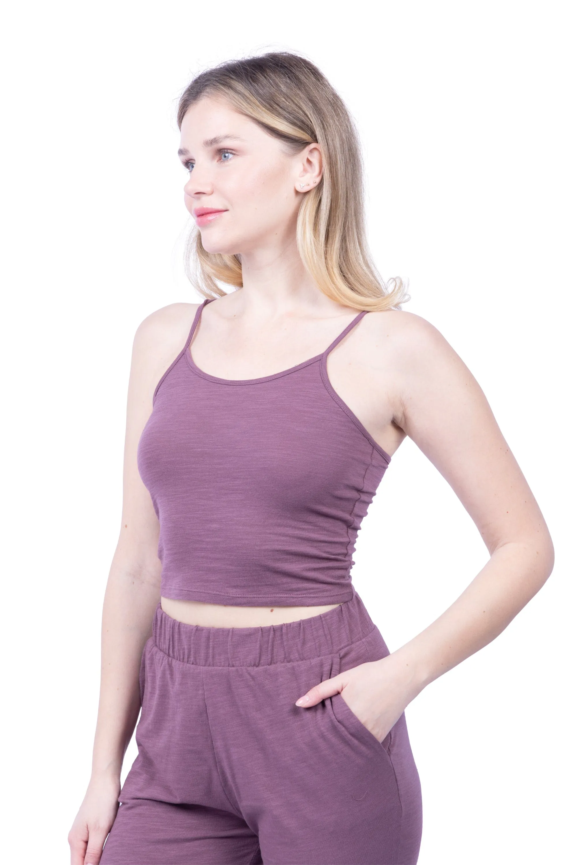 Tegan Organic Cotton Cami Tank sold by Lezat product image thumbnail 4