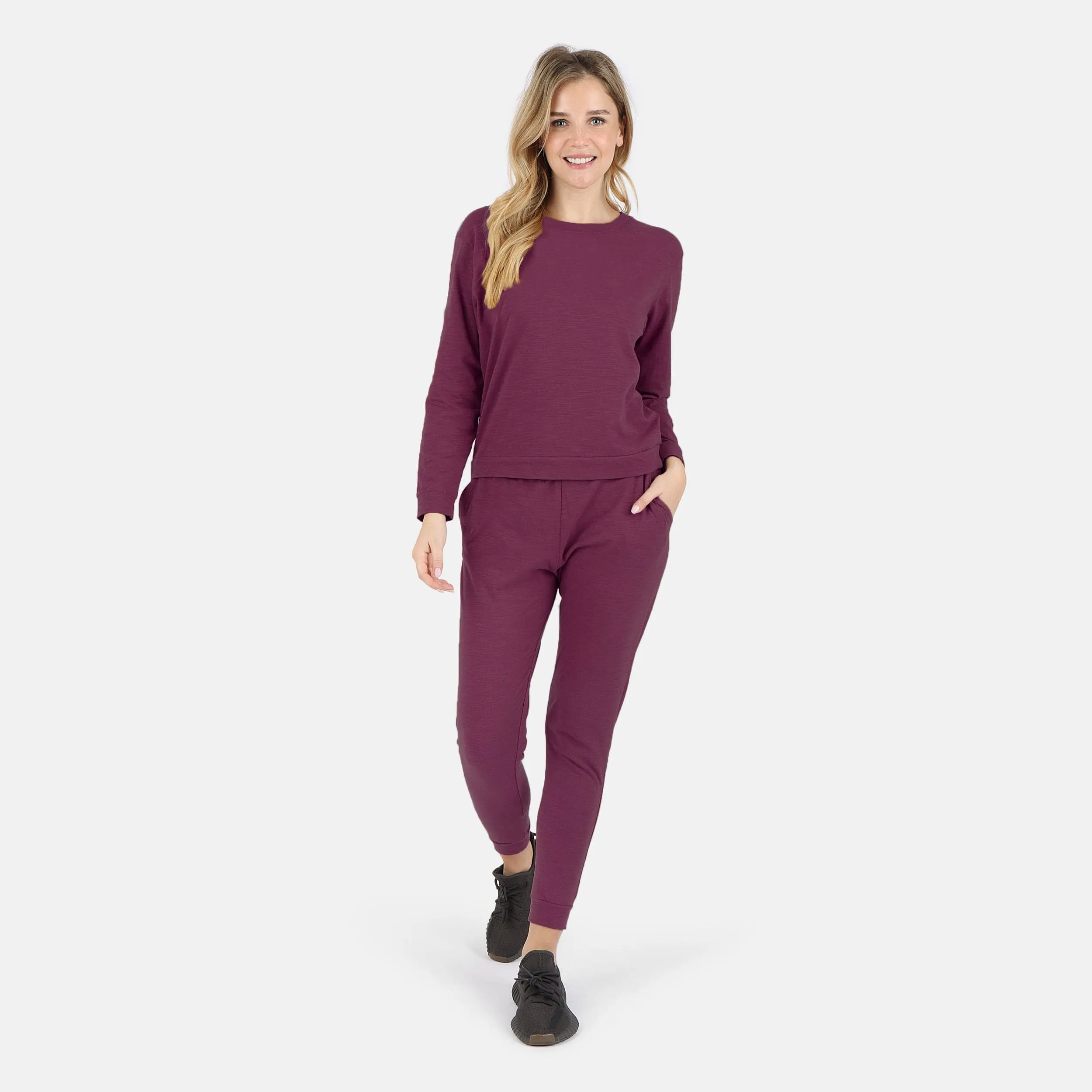 Tegan Organic Cotton Long Sleeve Pullover sold by Lezat product image thumbnail 2