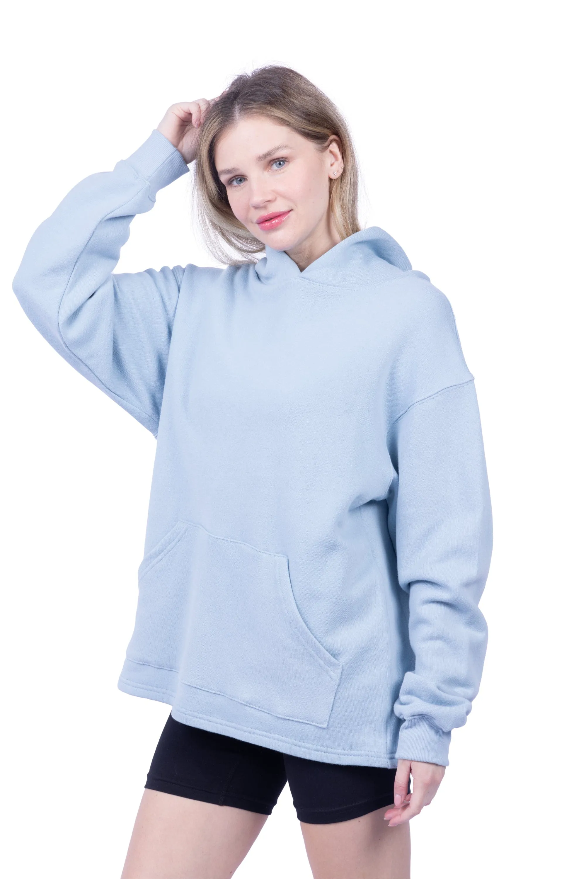 Juno Organic Cotton Oversized Heavyweight Hoodie Sweatshirt sold by Lezat product image thumbnail 3