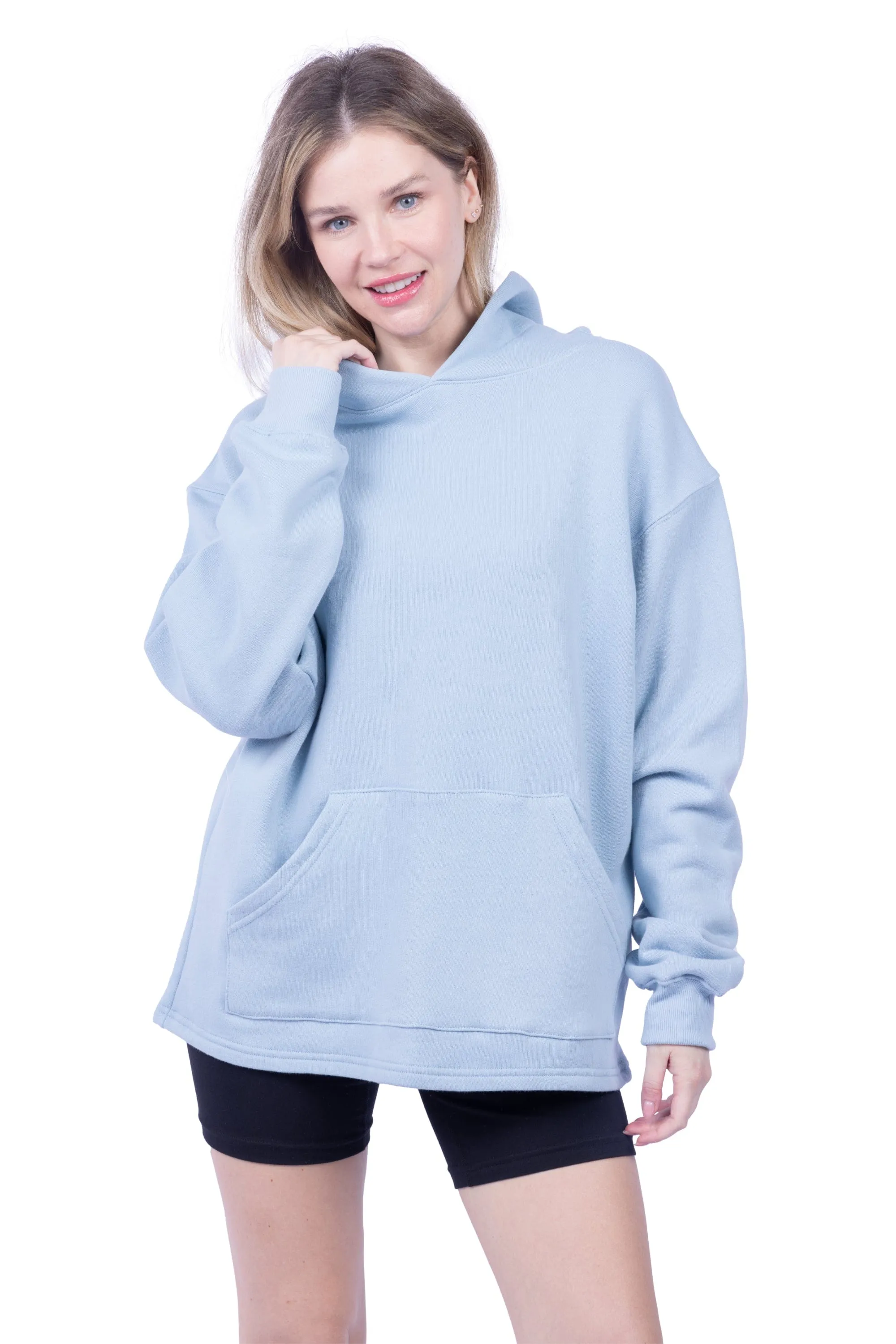 Juno Organic Cotton Oversized Heavyweight Hoodie Sweatshirt sold by Lezat product image thumbnail 4